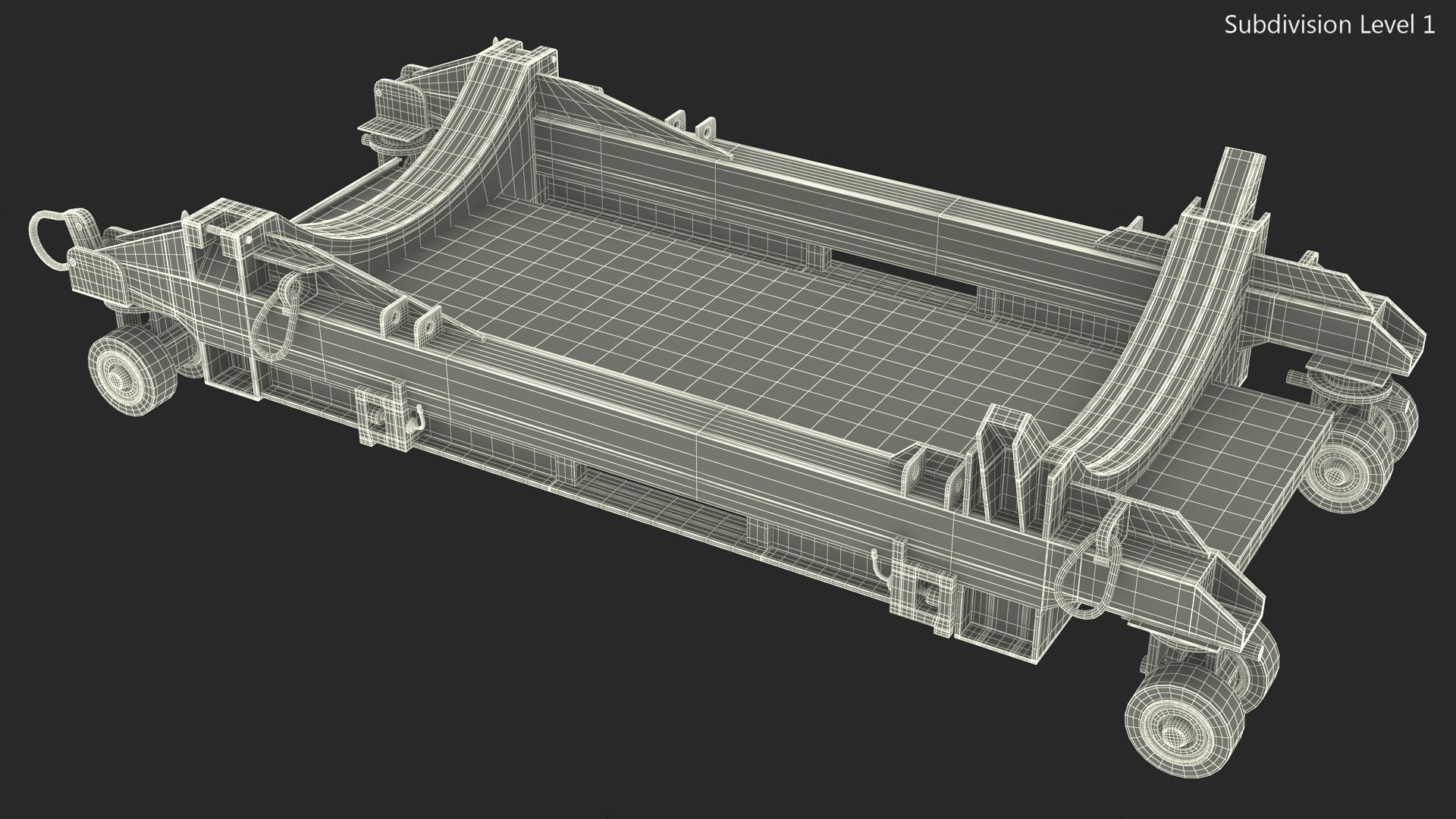 Bomb Cart 3D model