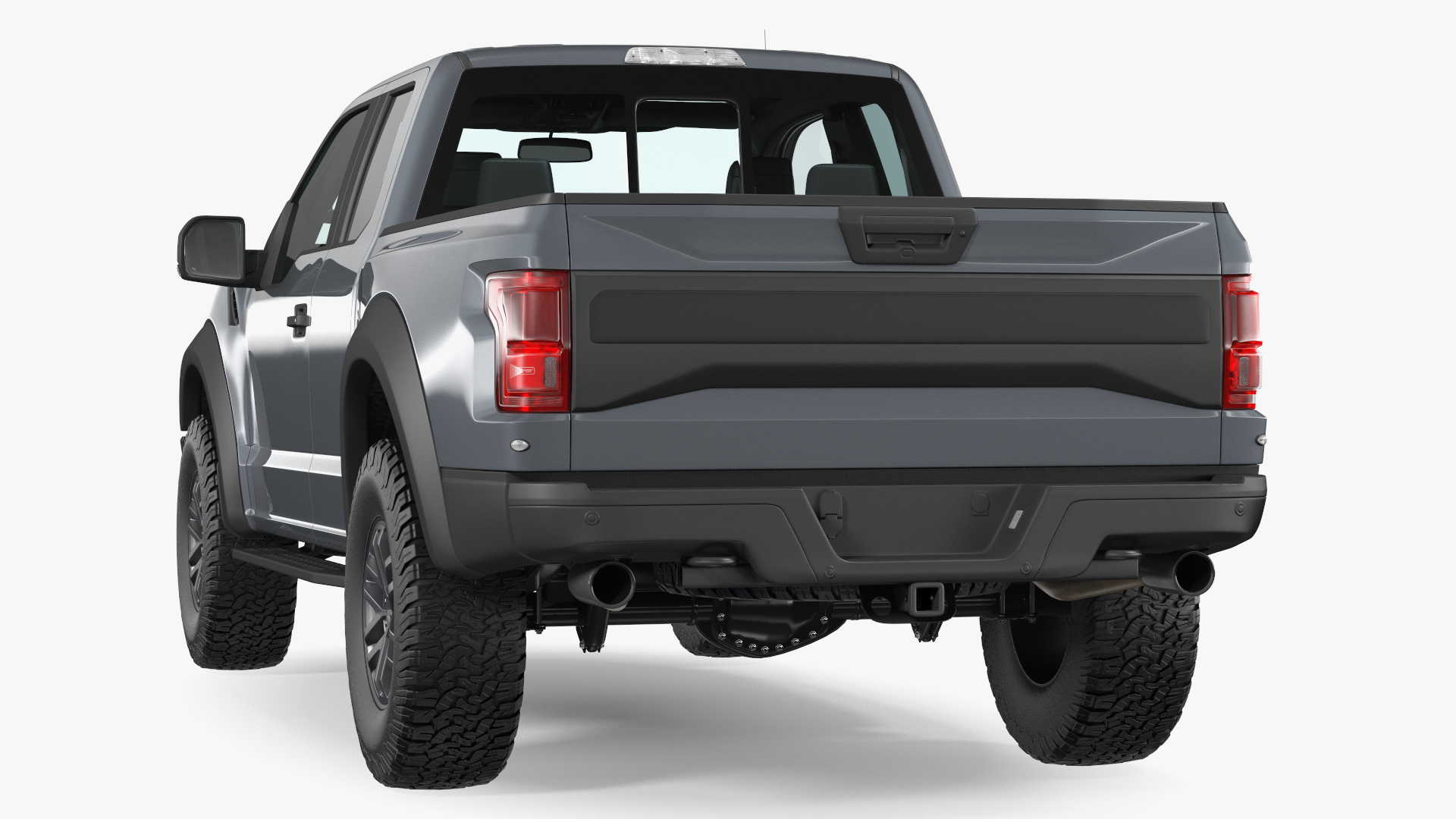 Pickup Truck Grey 3D