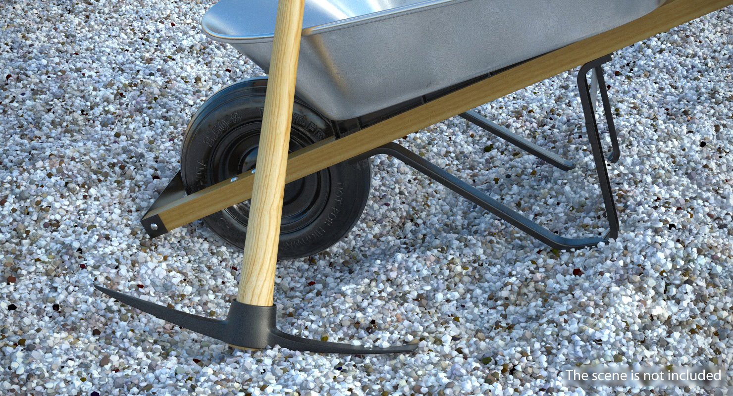 Garden Mattock 3D model