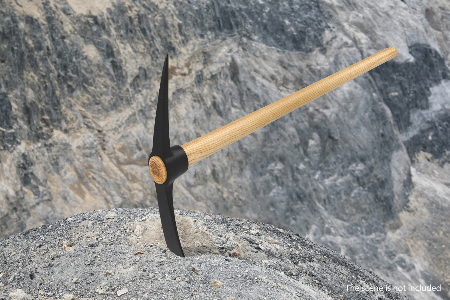 Garden Mattock 3D model