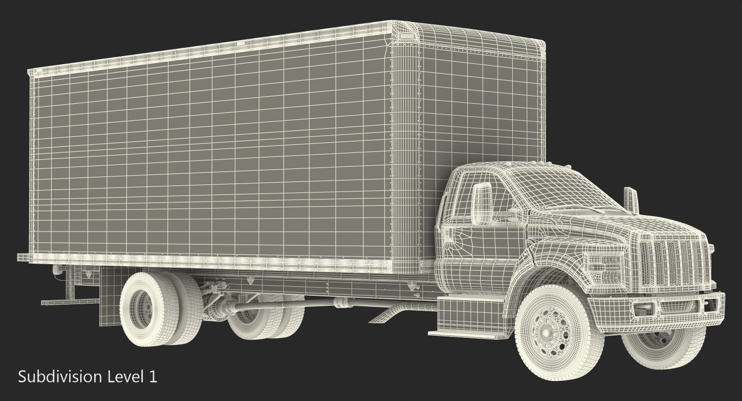 Straight Truck Generic 3D