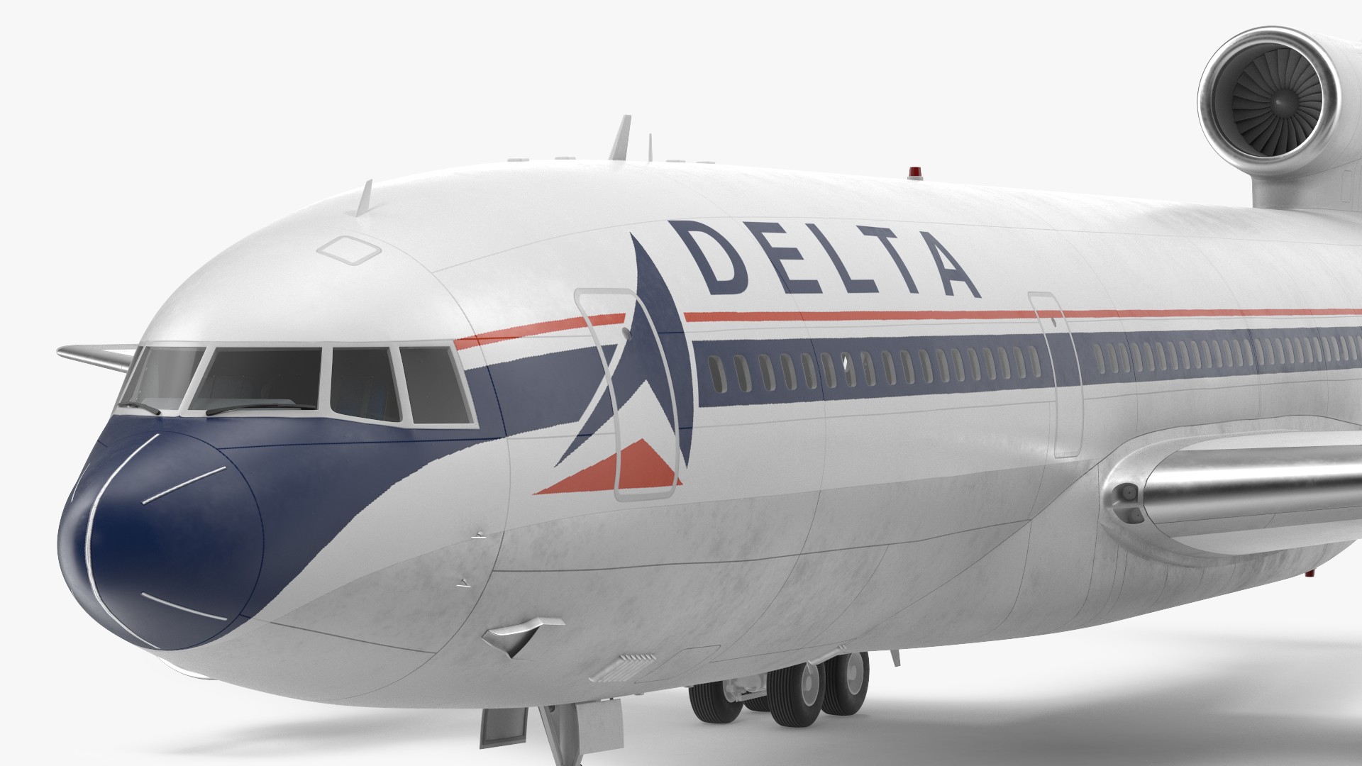 3D model Delta Air Lines Lockheed L1011 TriStar Rigged