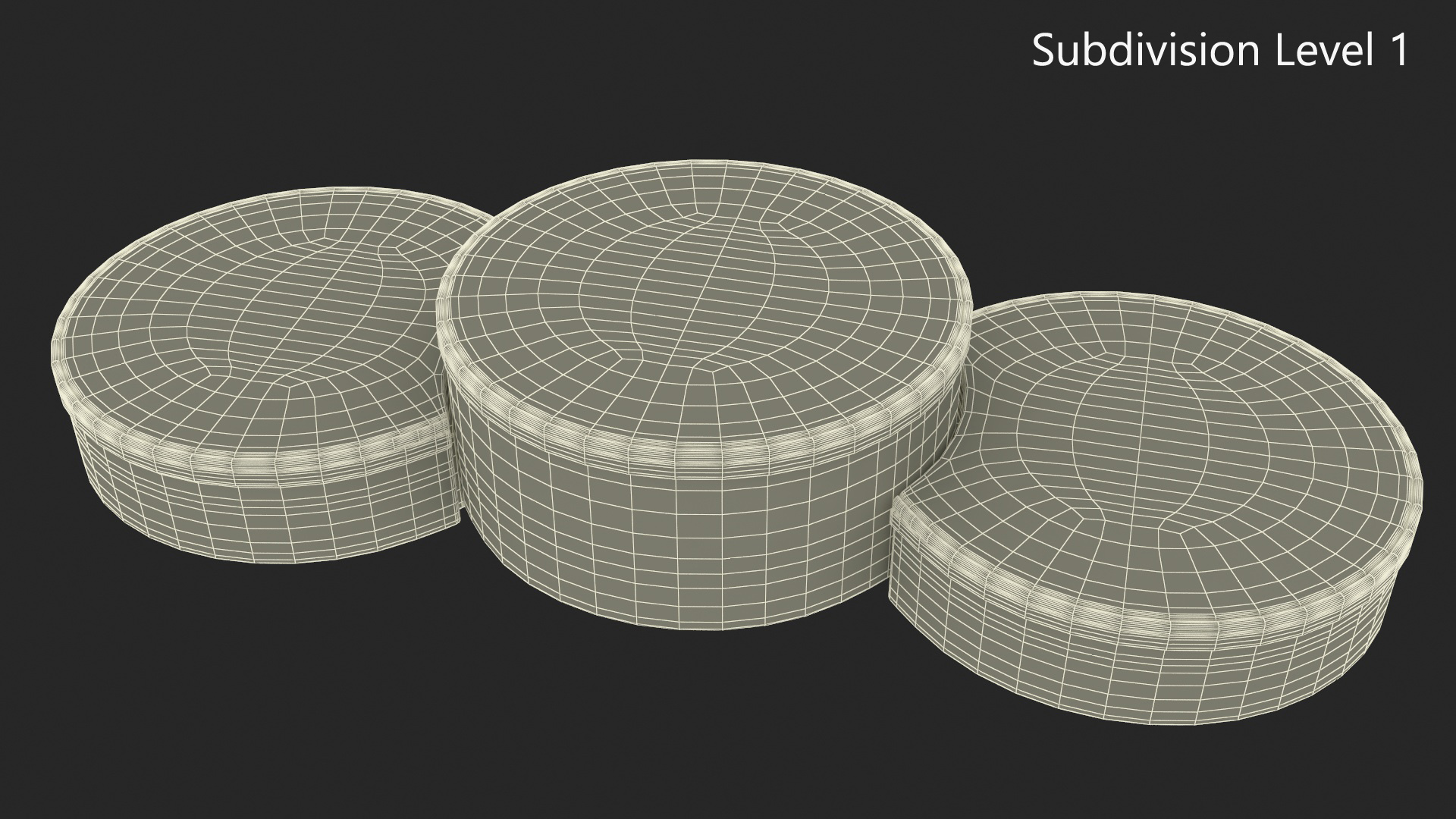 3D Olympic Podium Set model