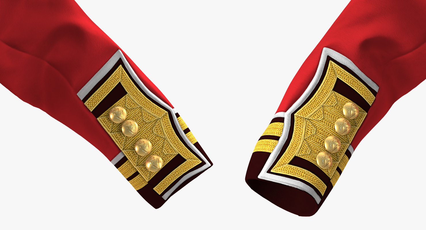 Irish Guard Sergeant Rigged 3D