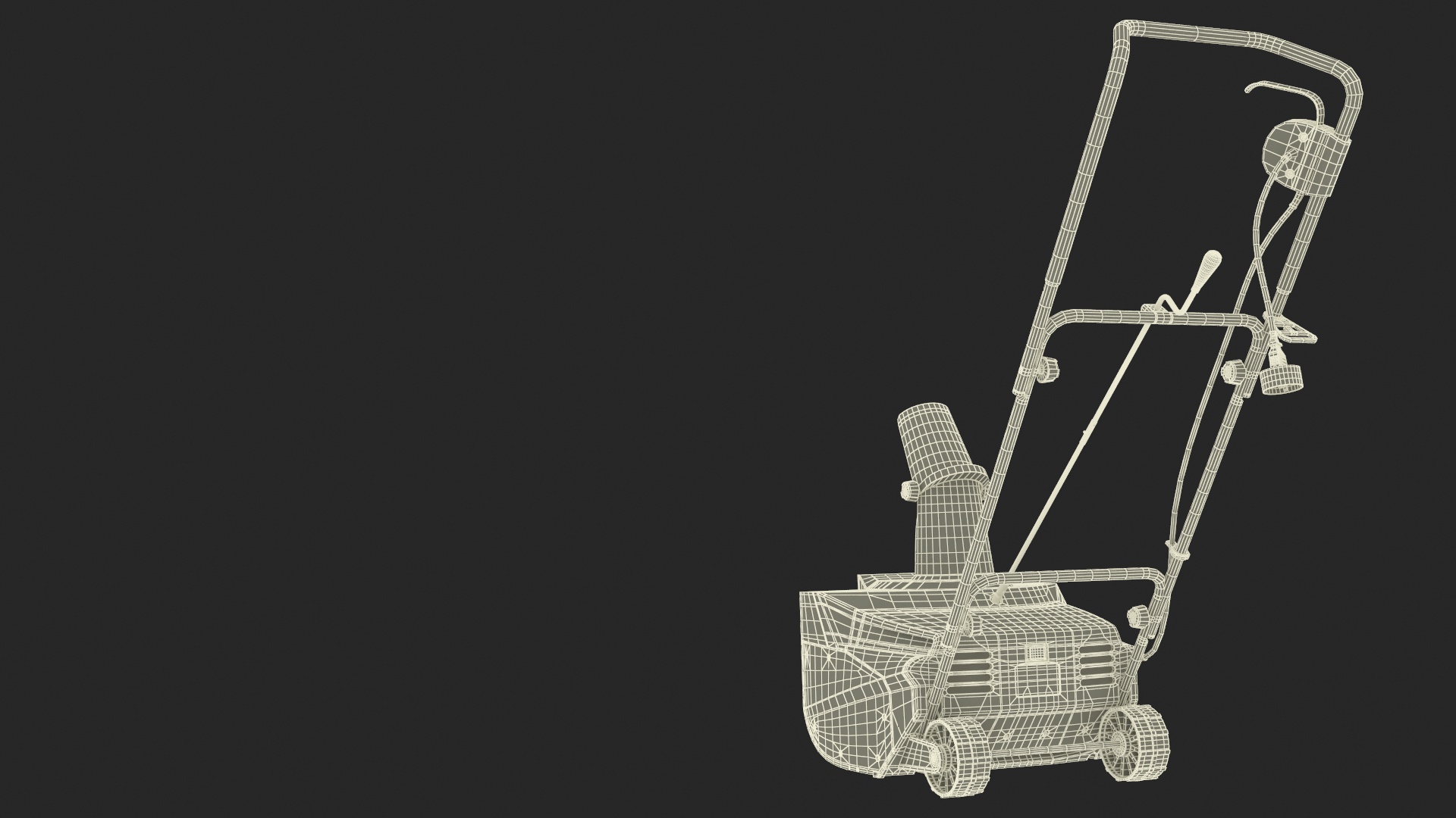 Snow Thrower Poulan 3D model