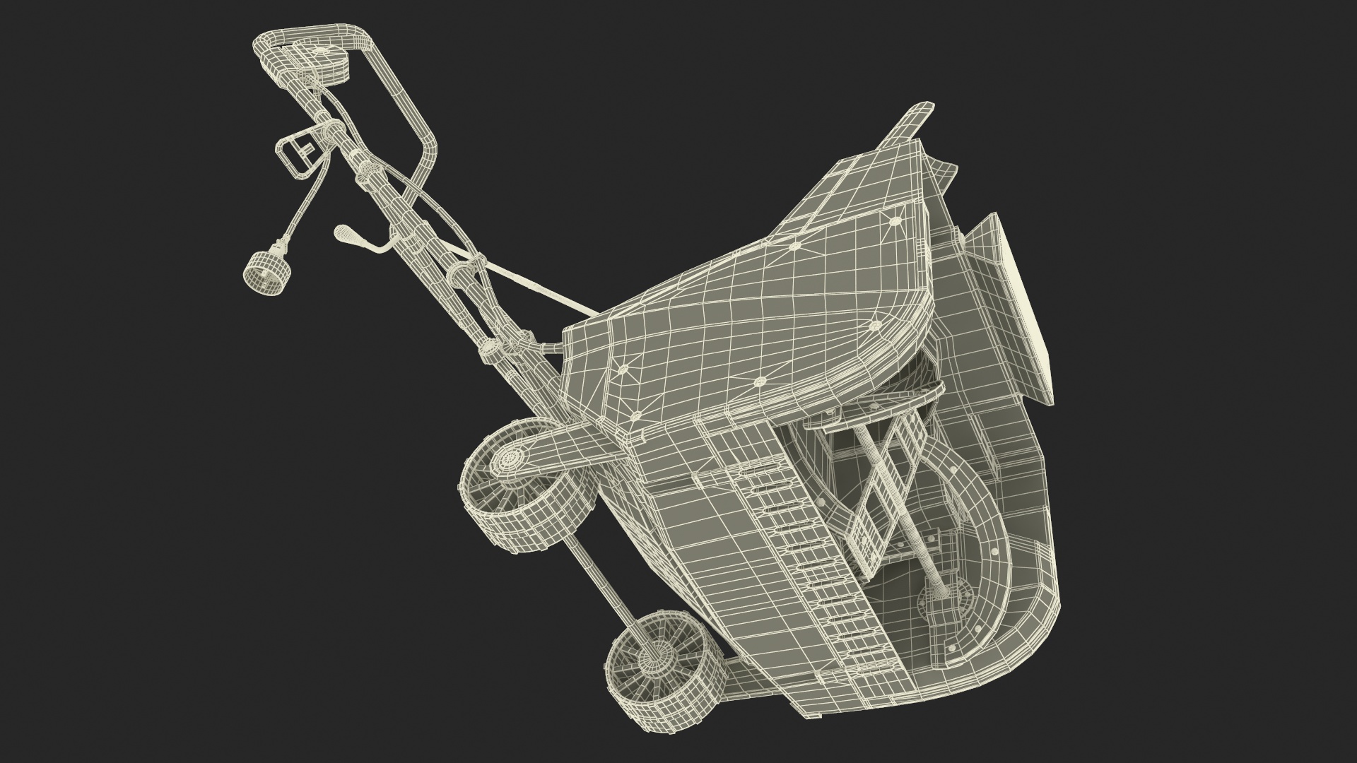 Snow Thrower Poulan 3D model