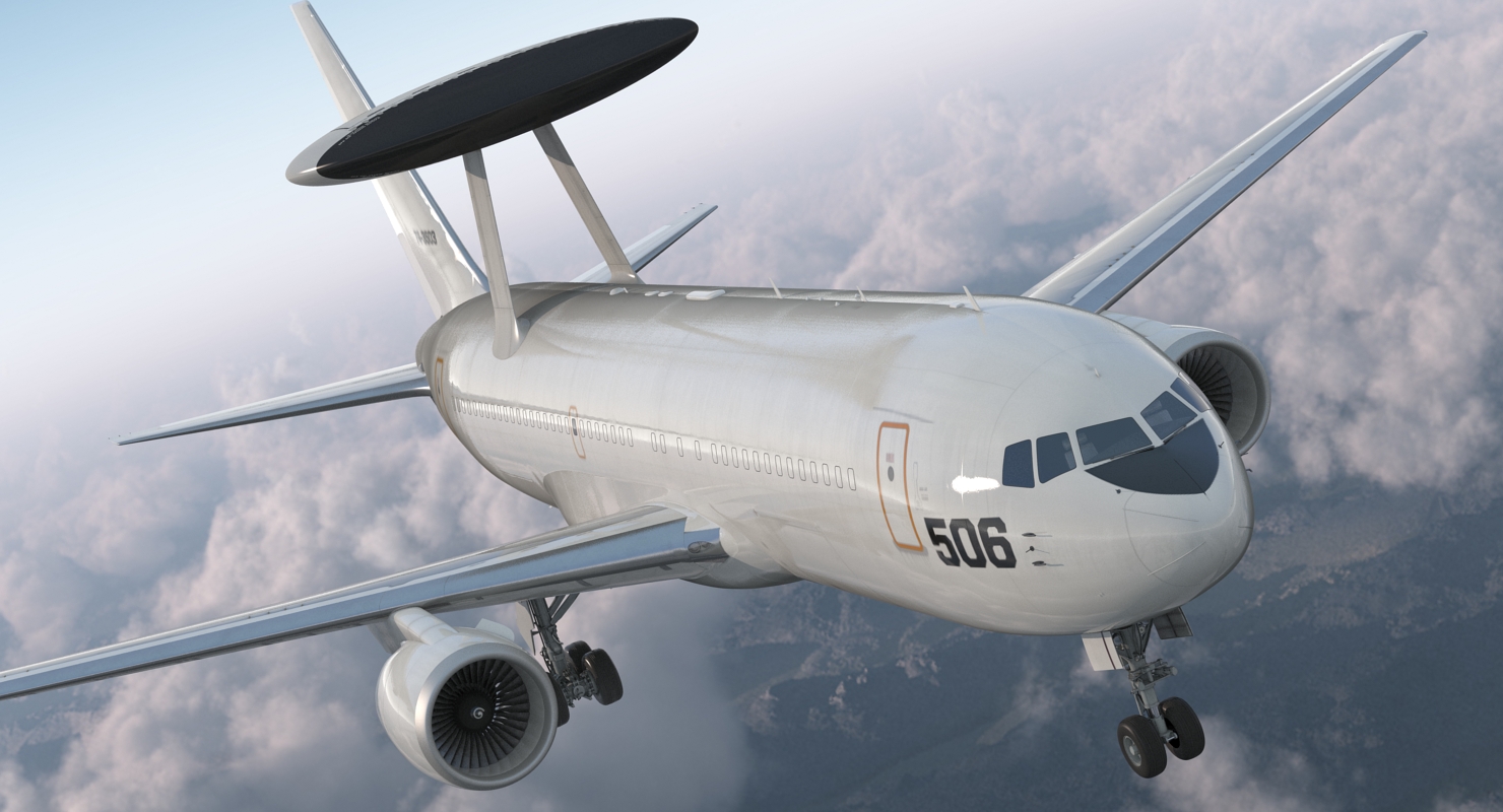 AWACS Boeing E767 3D