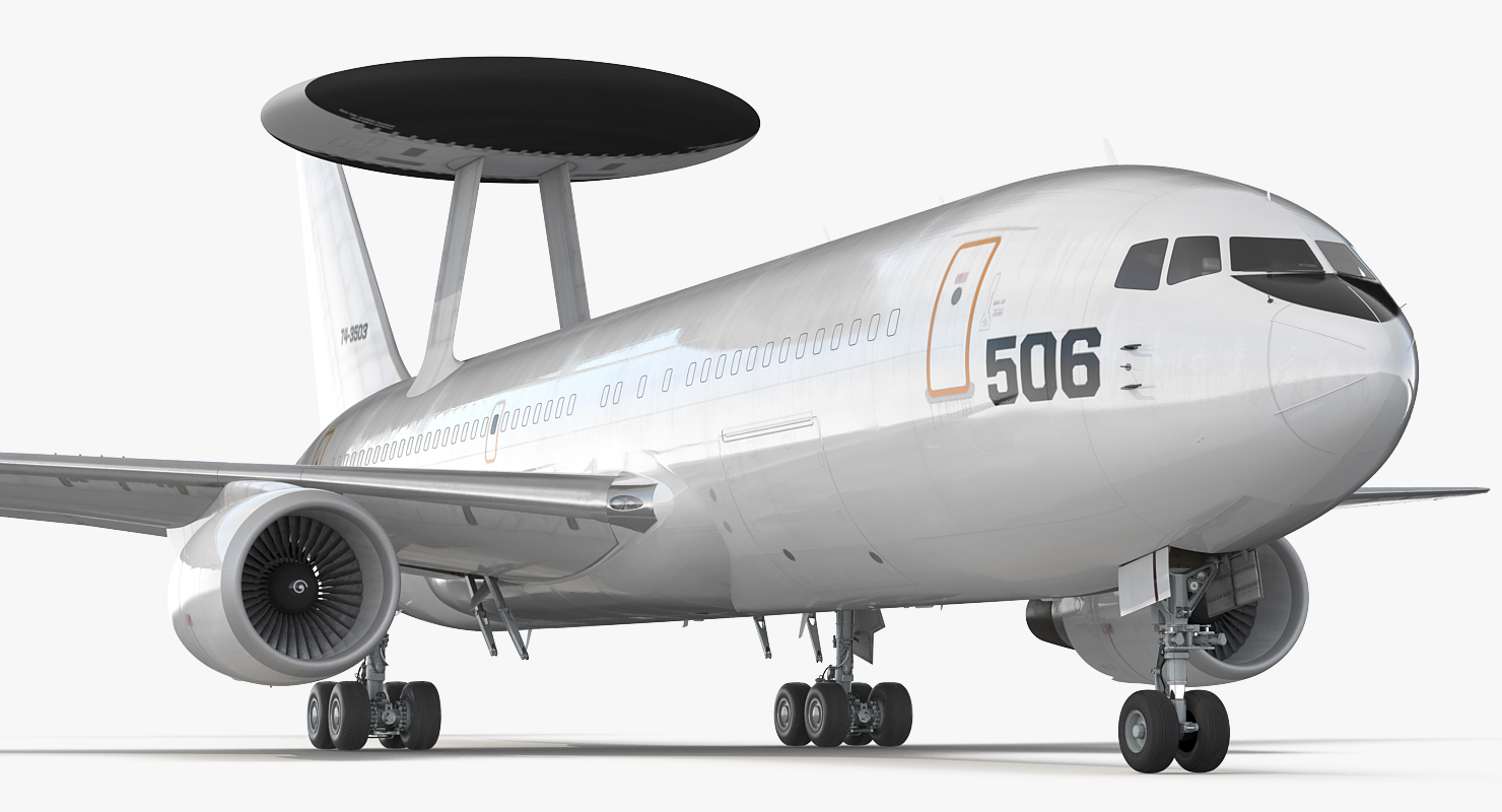 AWACS Boeing E767 3D