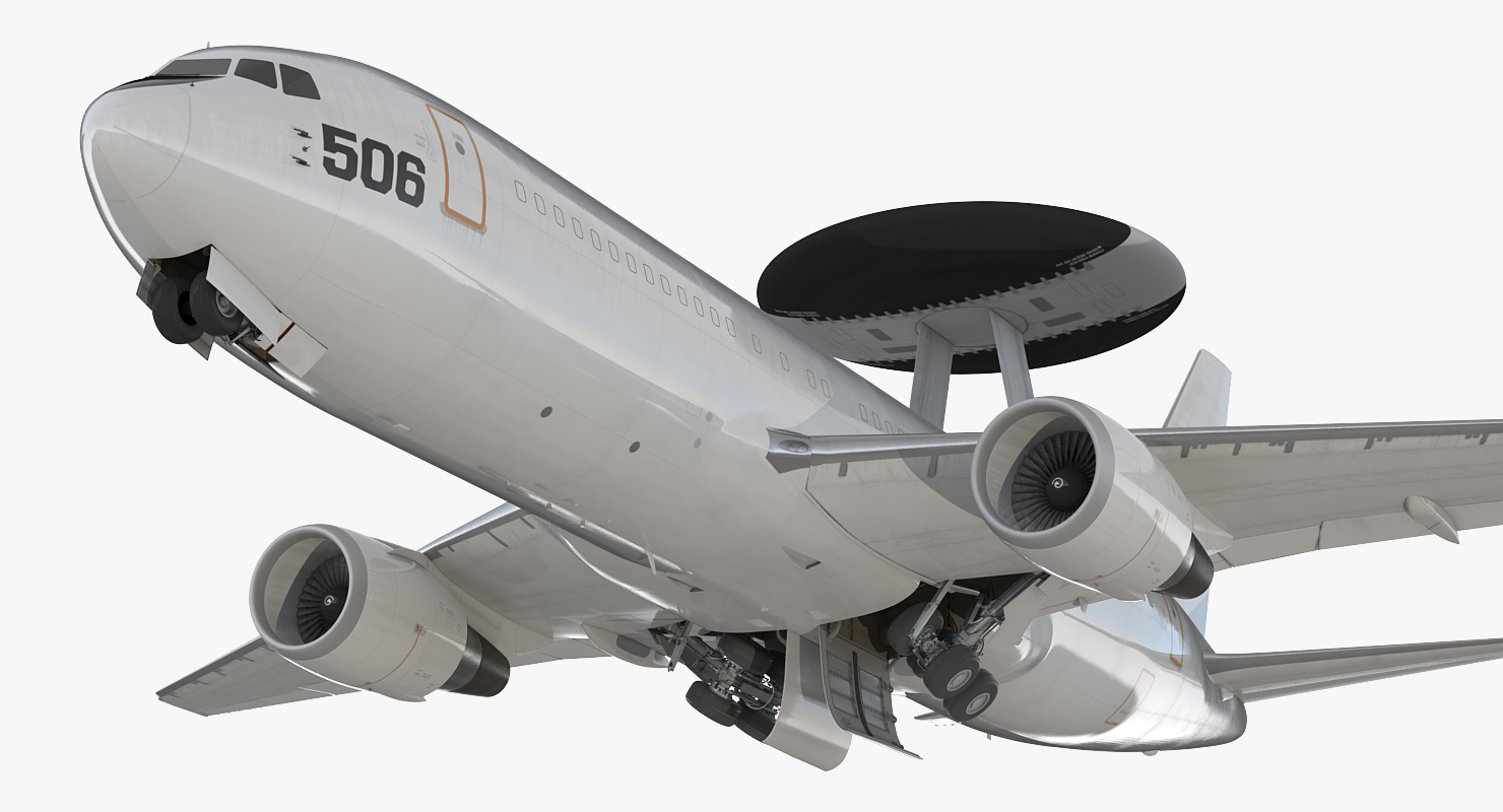 AWACS Boeing E767 3D