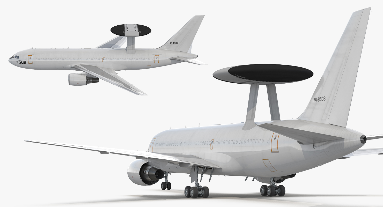 AWACS Boeing E767 3D