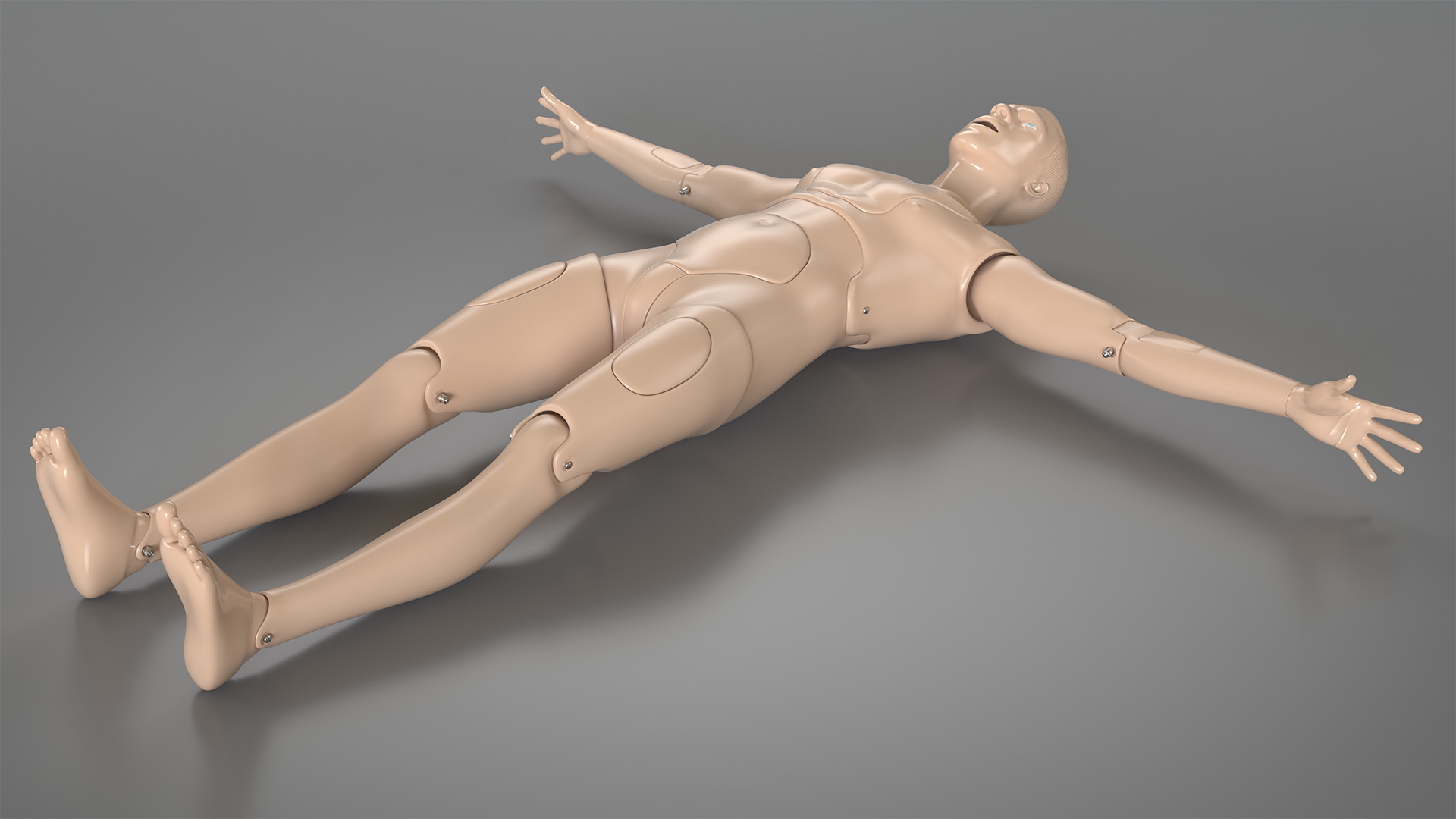 3D First Aid Training Manikin T-Pose model