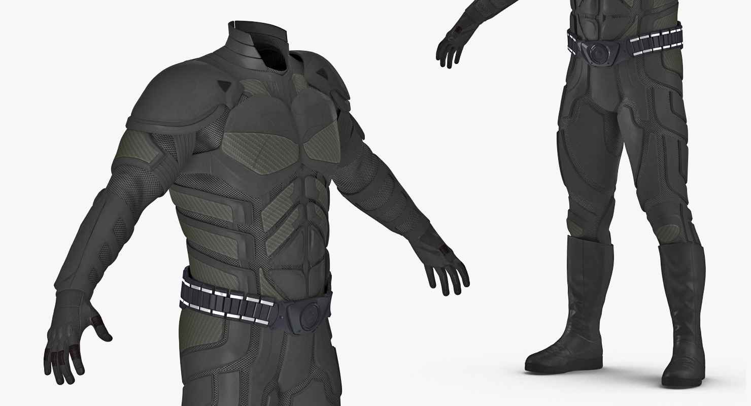 3D Futuristic Soldier Uniform