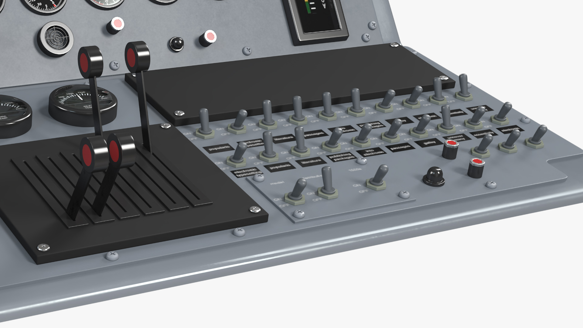 3D model Ship Bridge Control Panel