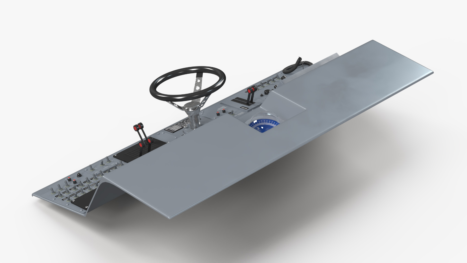 3D model Ship Bridge Control Panel