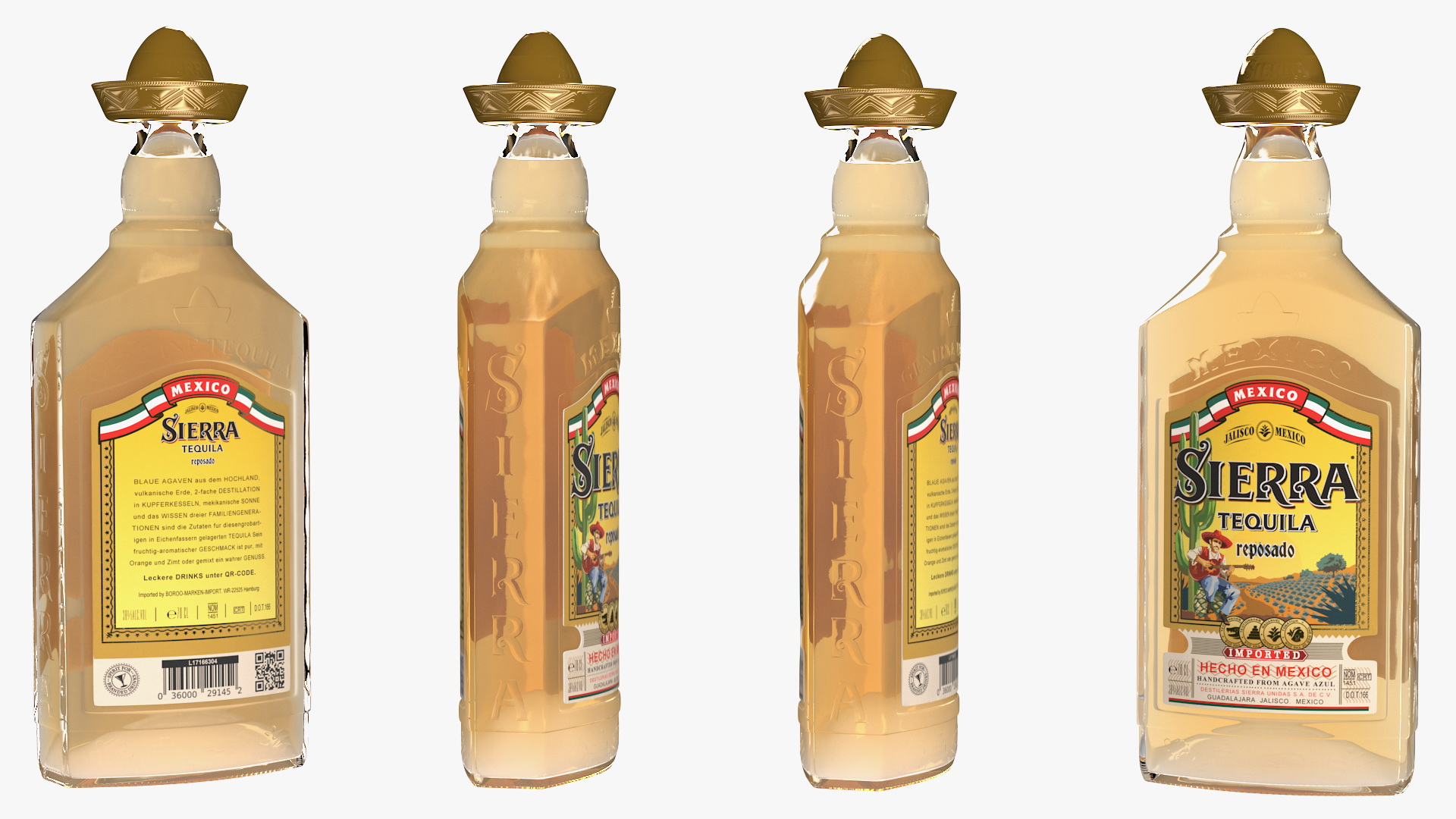 3D Sierra Tequila Reposado model