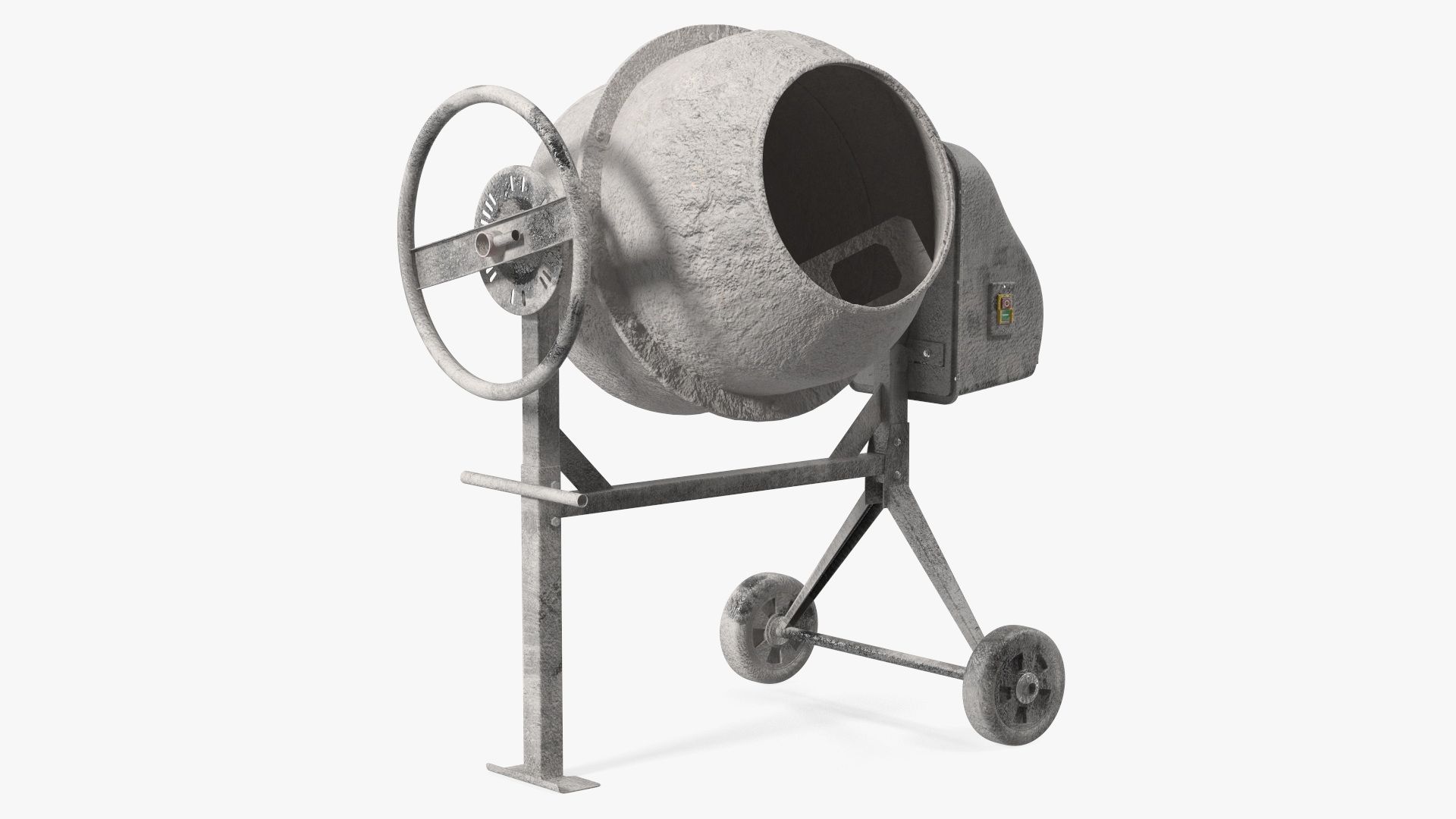 Dirty Portable Concrete Mixer 3D model