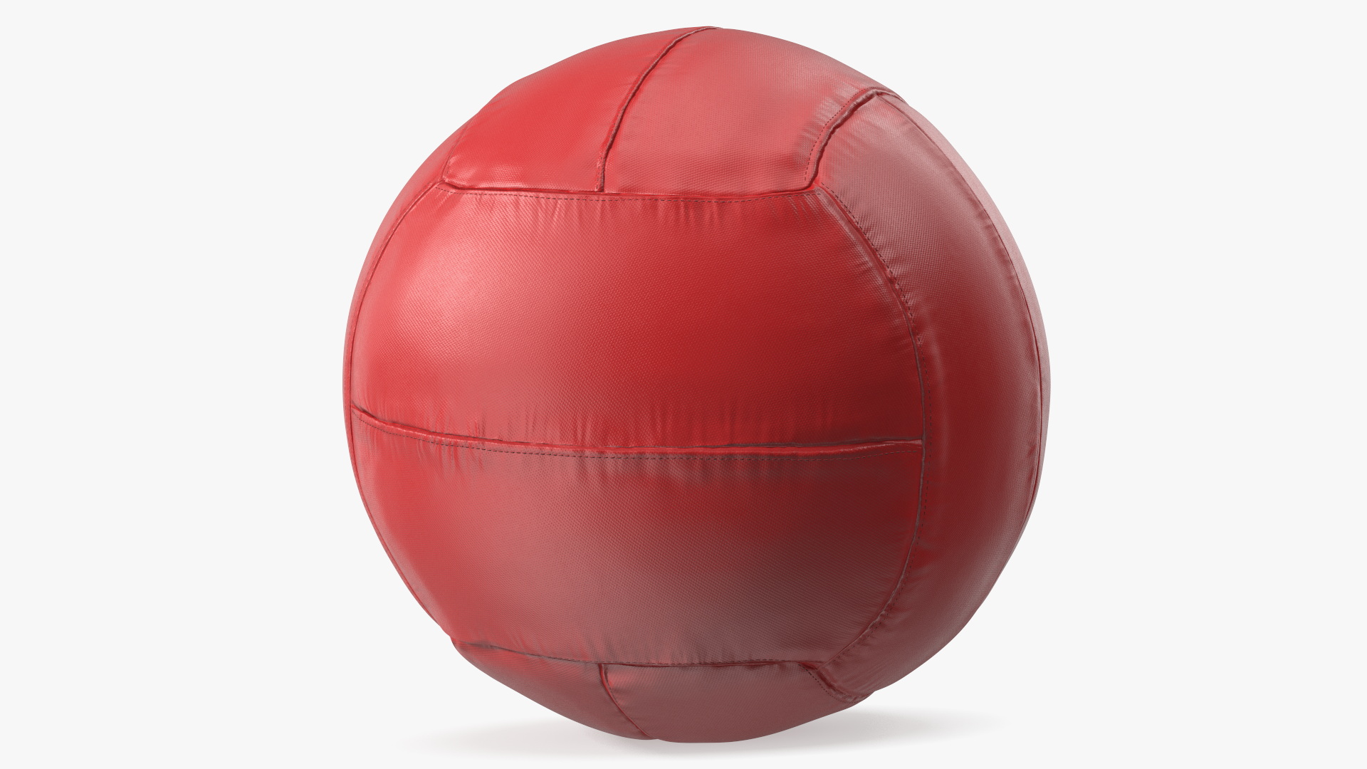 3D model Red Fitness Medicine Ball