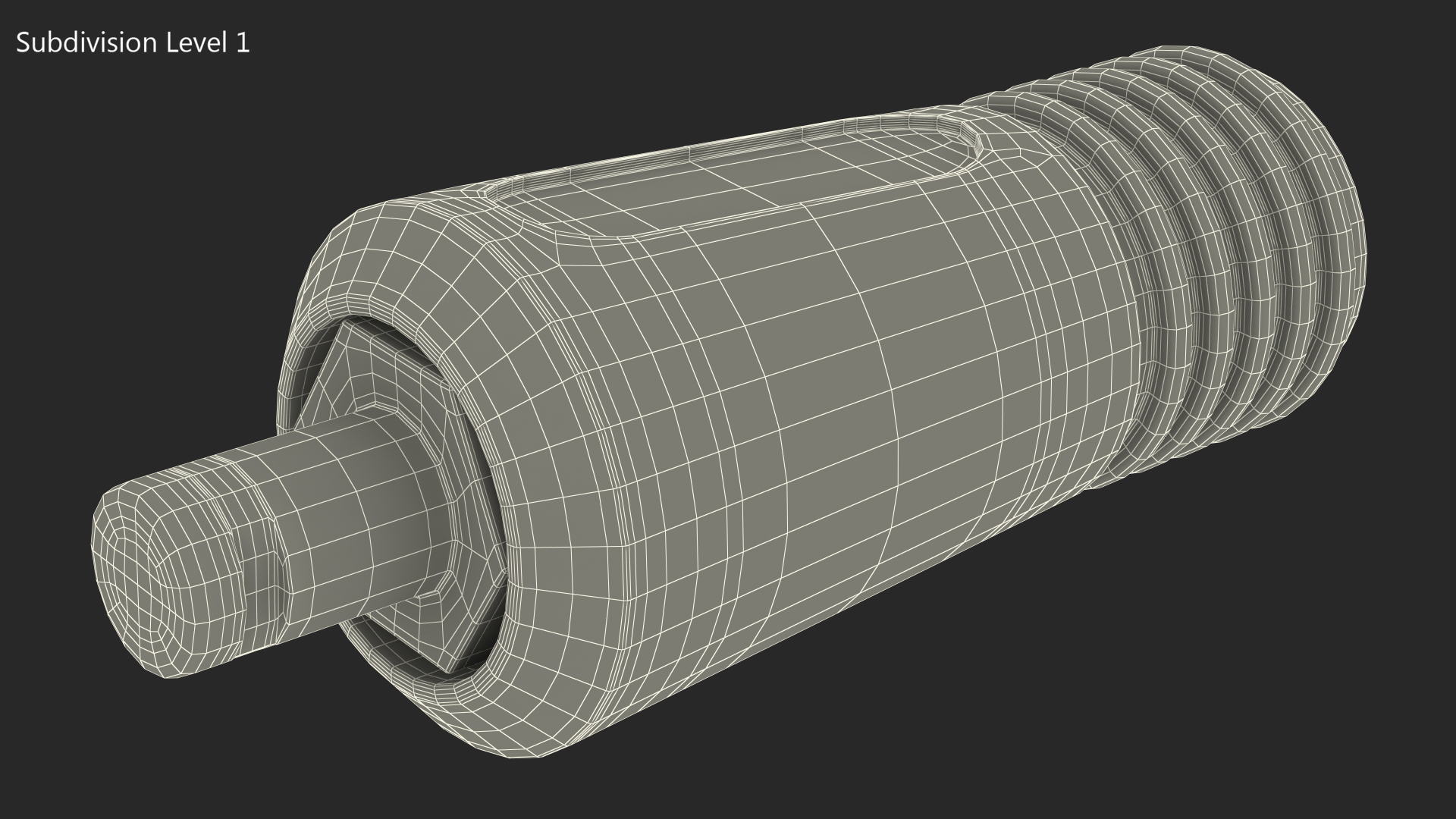 3D Welding Cable Plug Connector model