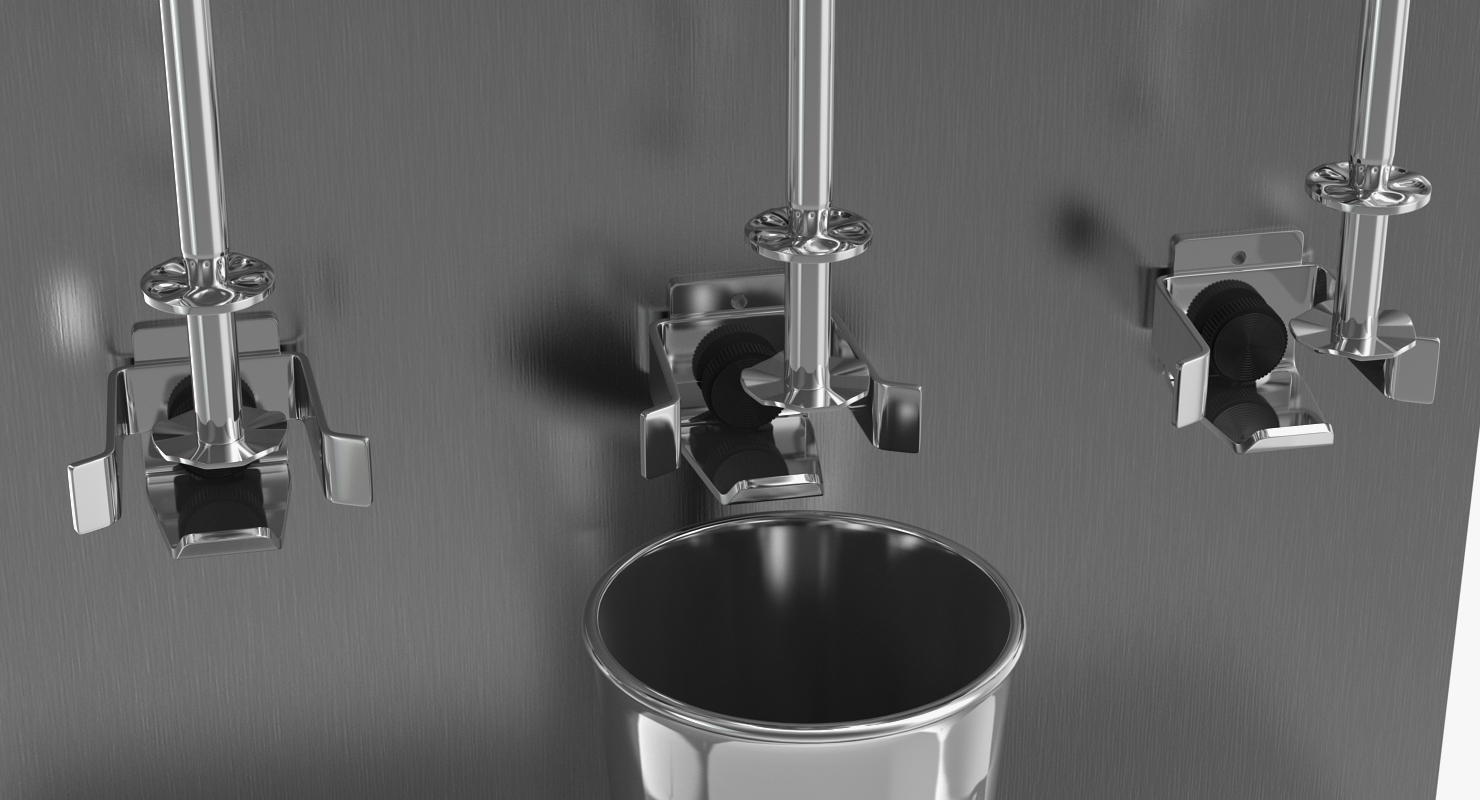 3D Triple Head Milk Shake Maker model