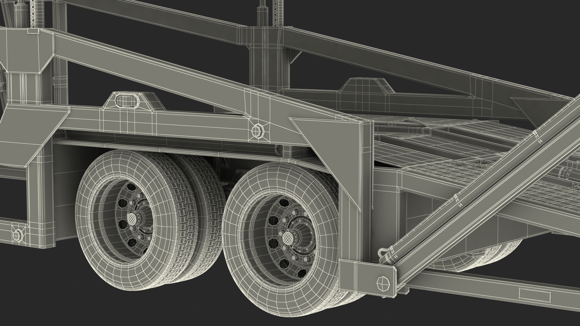 Kenworth Truck with Sun Valley Car Carrier 3D