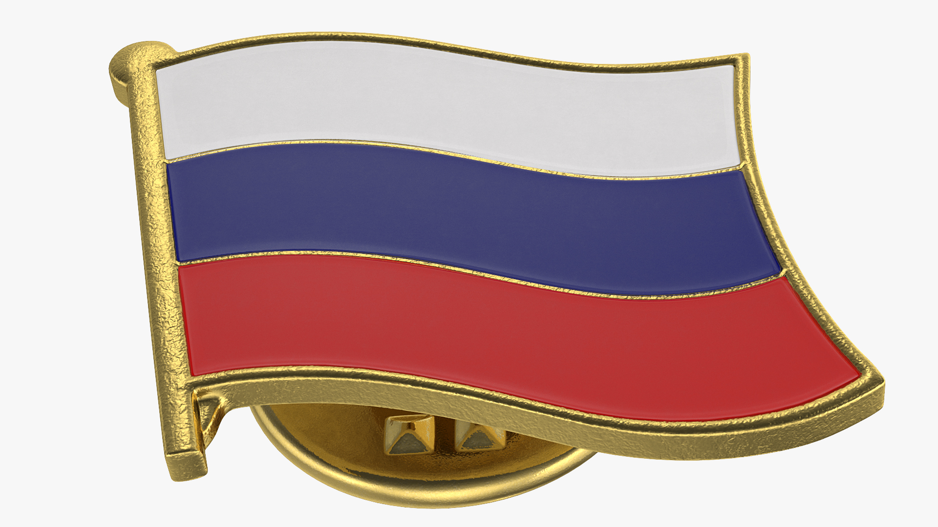 3D Russian Federation Lapel Pin model