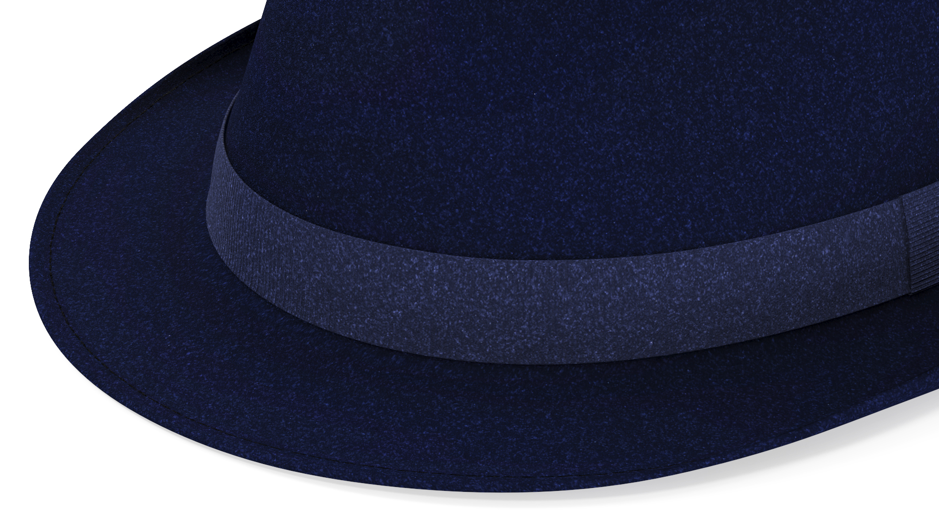 3D Royal Blue Fedora Hat