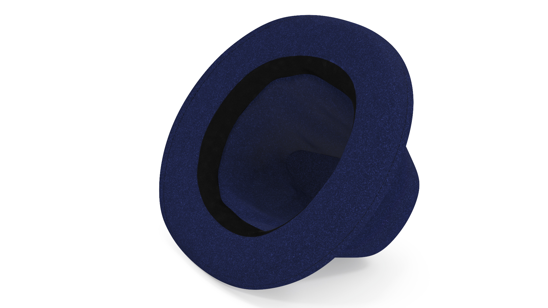 3D Royal Blue Fedora Hat