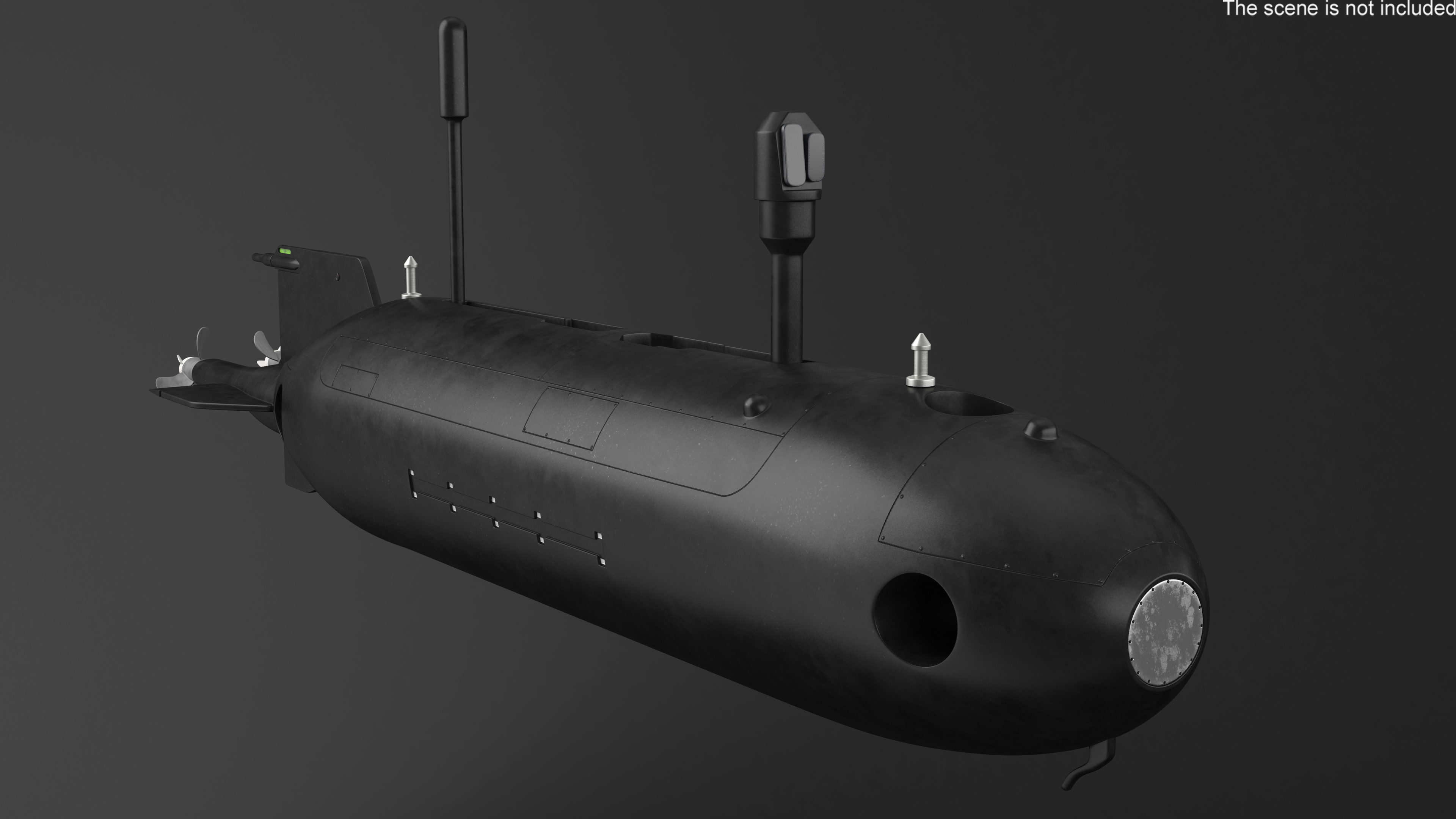 Unmanned Underwater Vehicle 3D