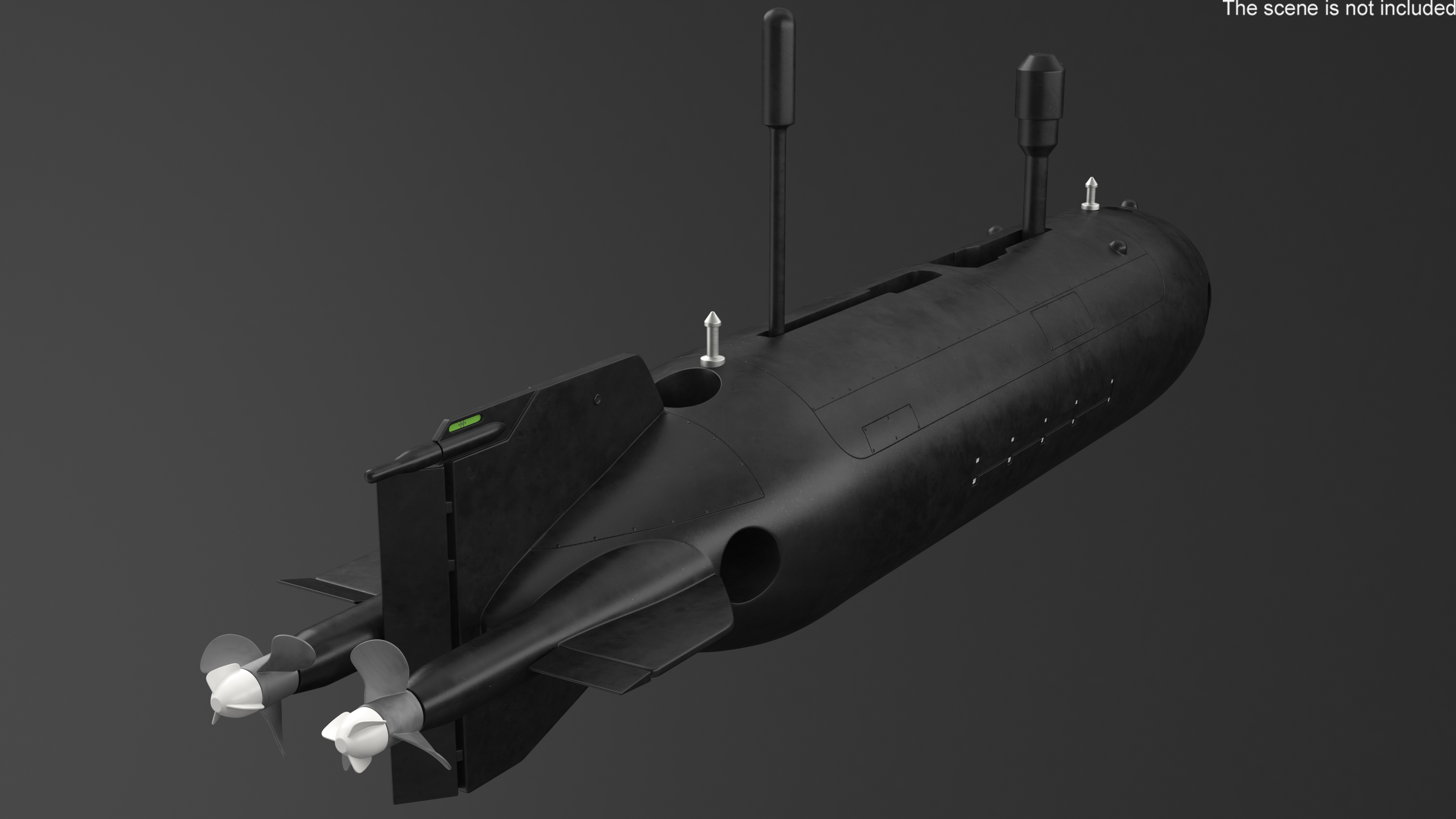 Unmanned Underwater Vehicle 3D