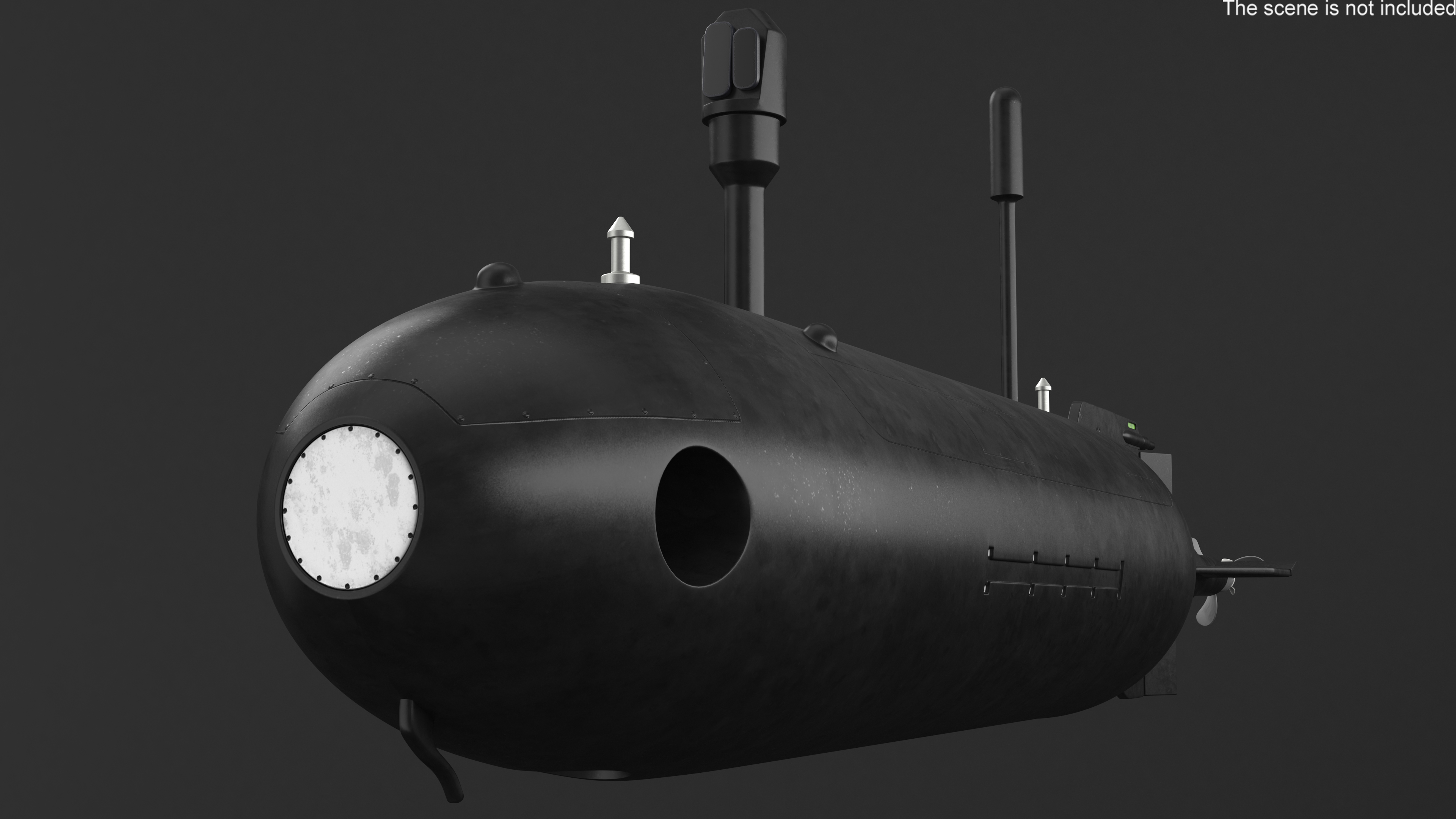 Unmanned Underwater Vehicle 3D