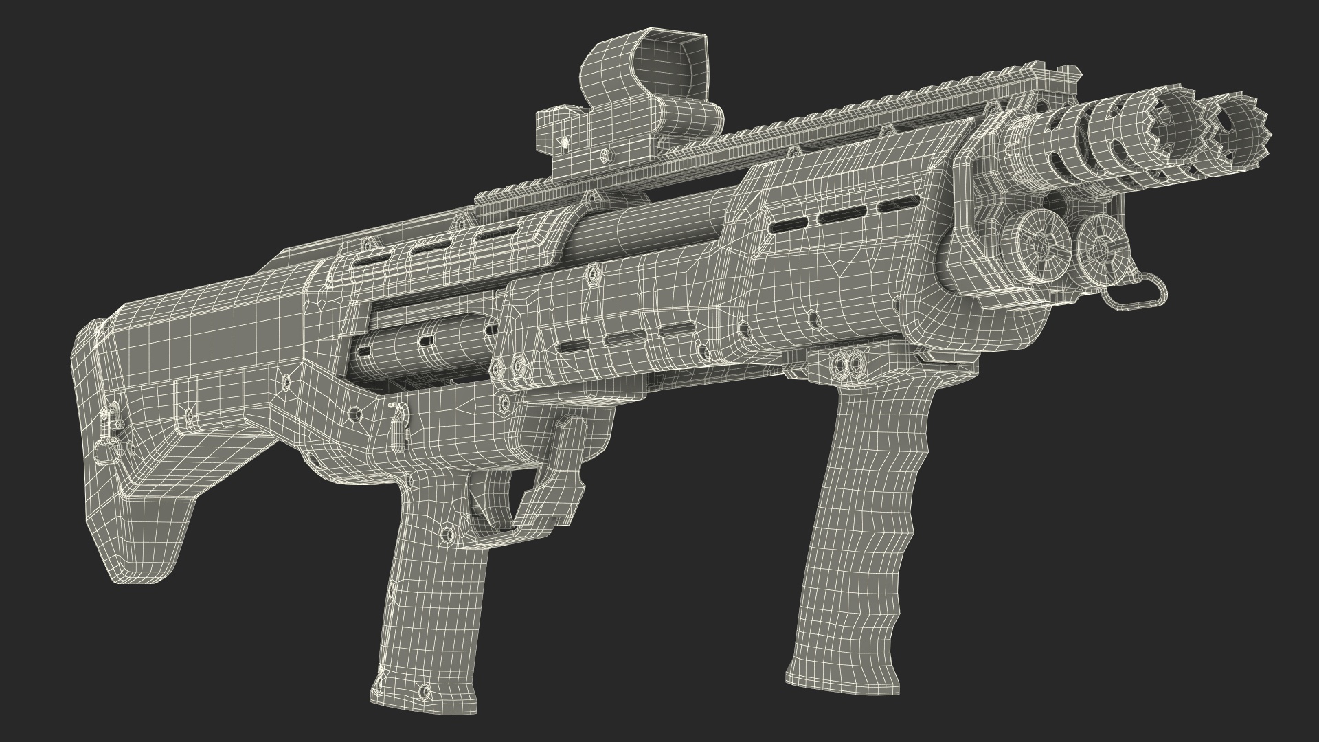 MFG 12 Green Gauge Pump Rigged for Maya 3D model