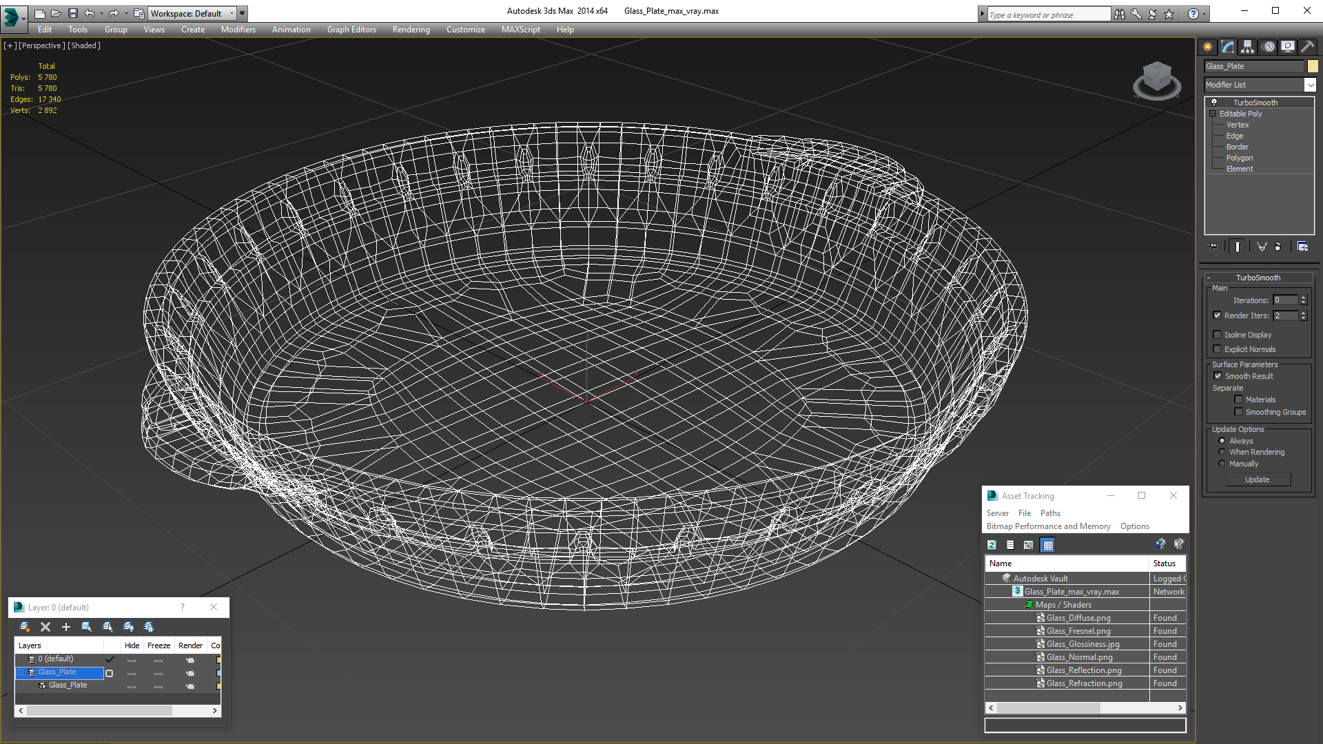 3D Glass Plate