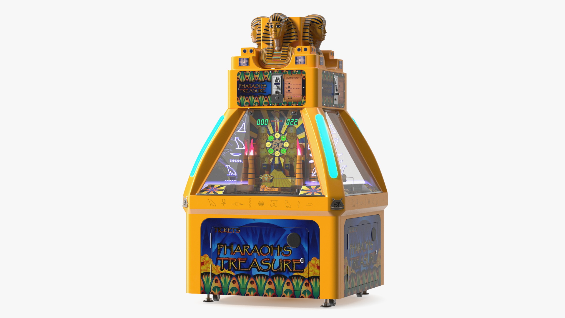 3D Pharaoh Treasure Arcade Machine