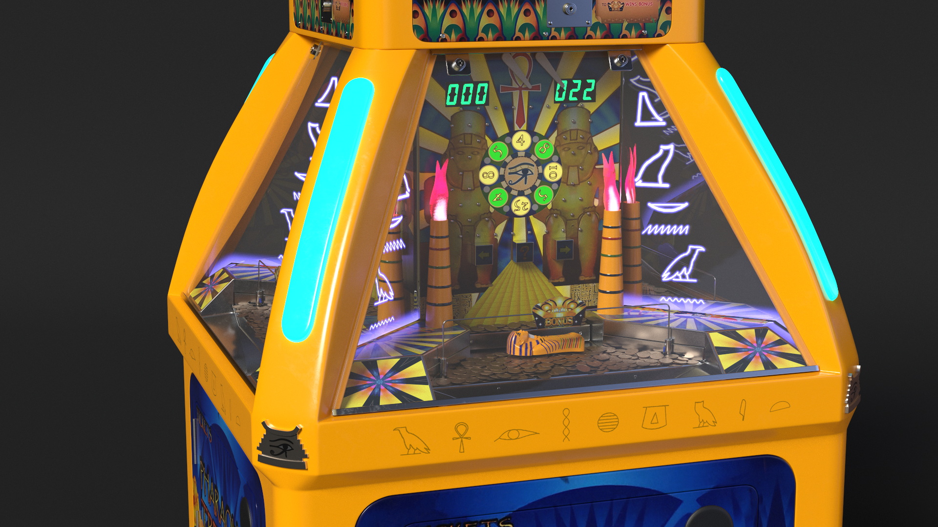 3D Pharaoh Treasure Arcade Machine