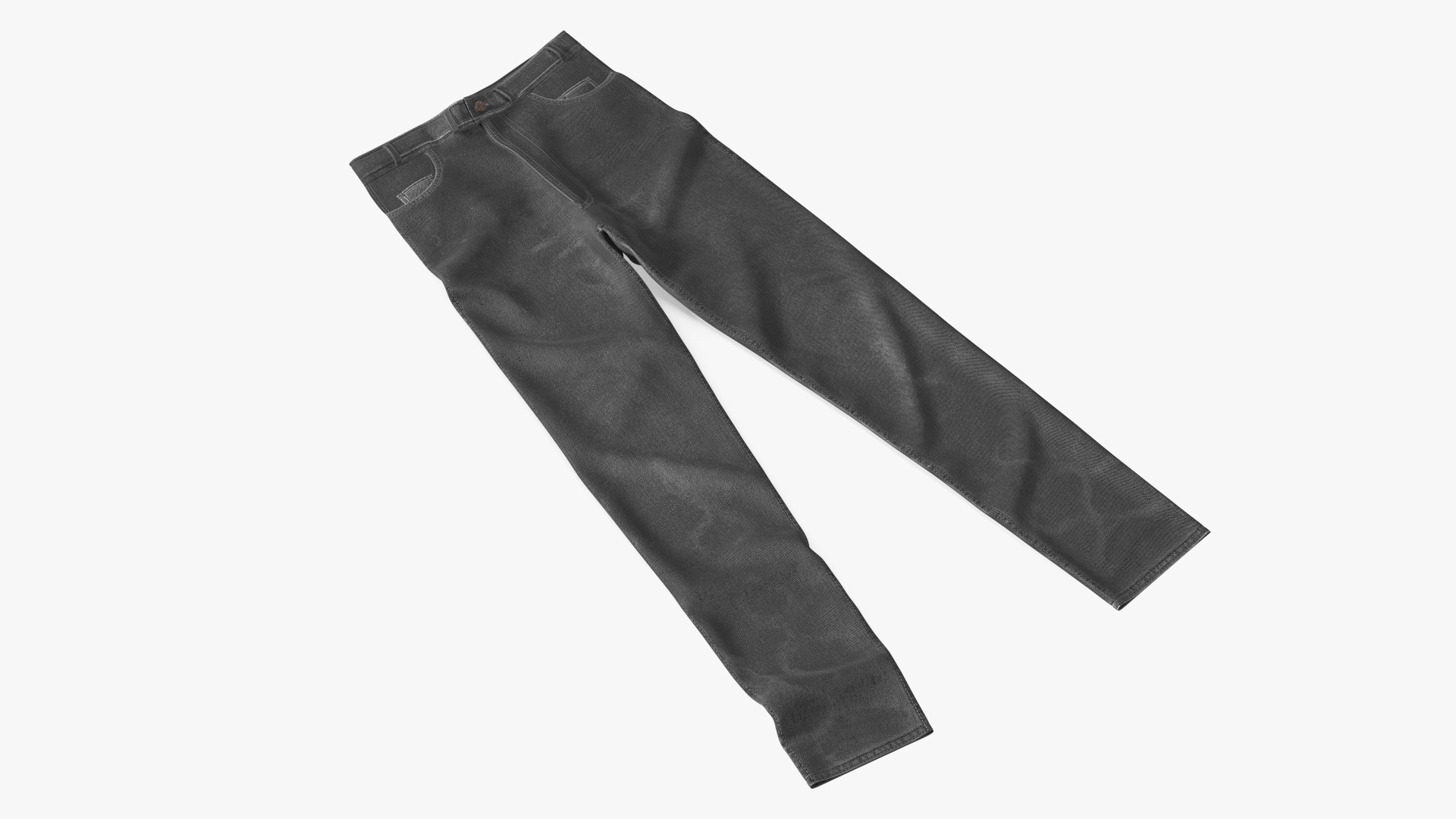 3D model Classic Denim Black Jeans