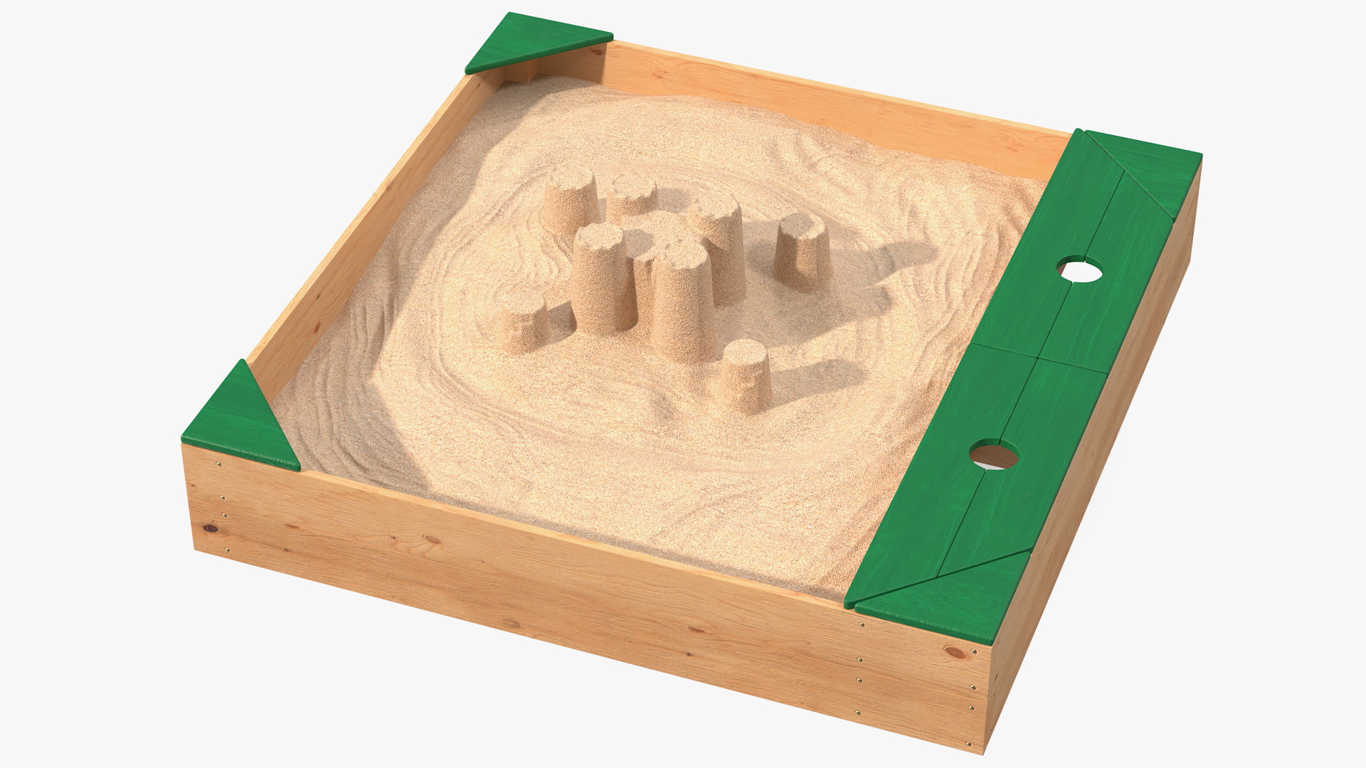 Sand Castle in Sandpit 3D