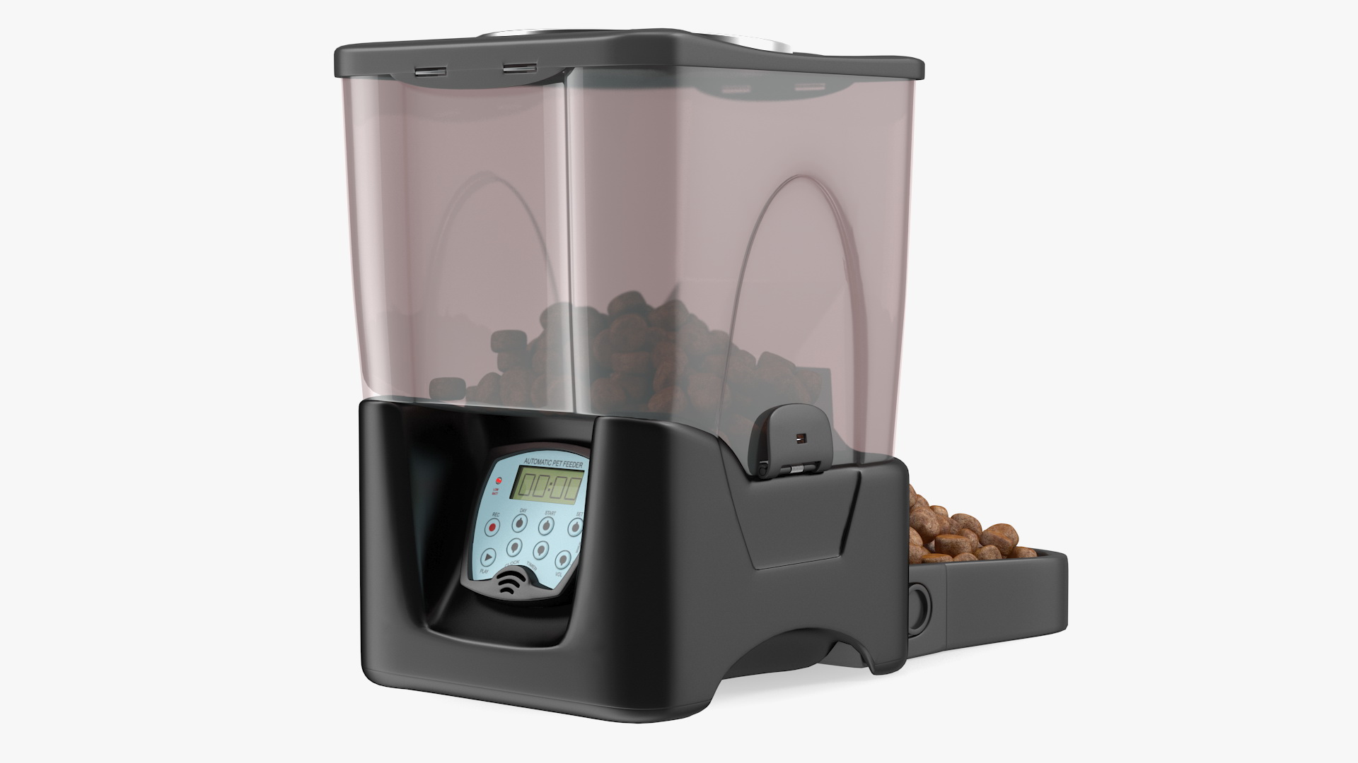 Automatic Pet Feeder Dry Food Dispenser 3D model