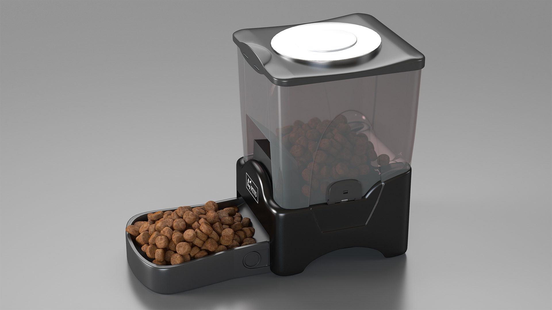 Automatic Pet Feeder Dry Food Dispenser 3D model