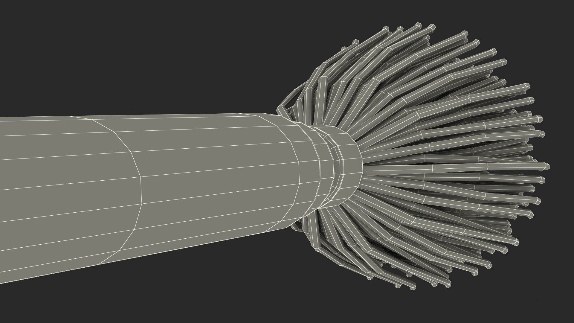 3D Nylon Dart Syringe Genia Fur model