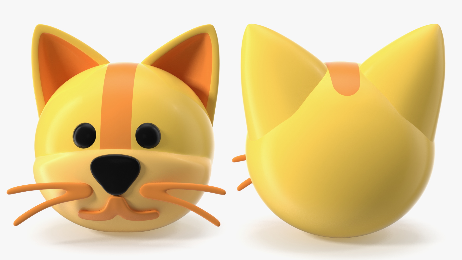 Cat Face Emoji 3D model