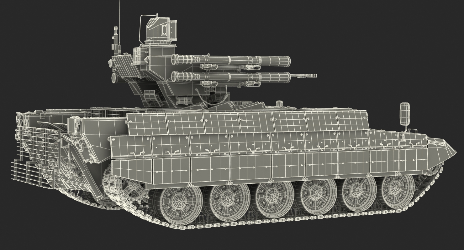 Russian Armored Fighting Vehicle BMPT 3D