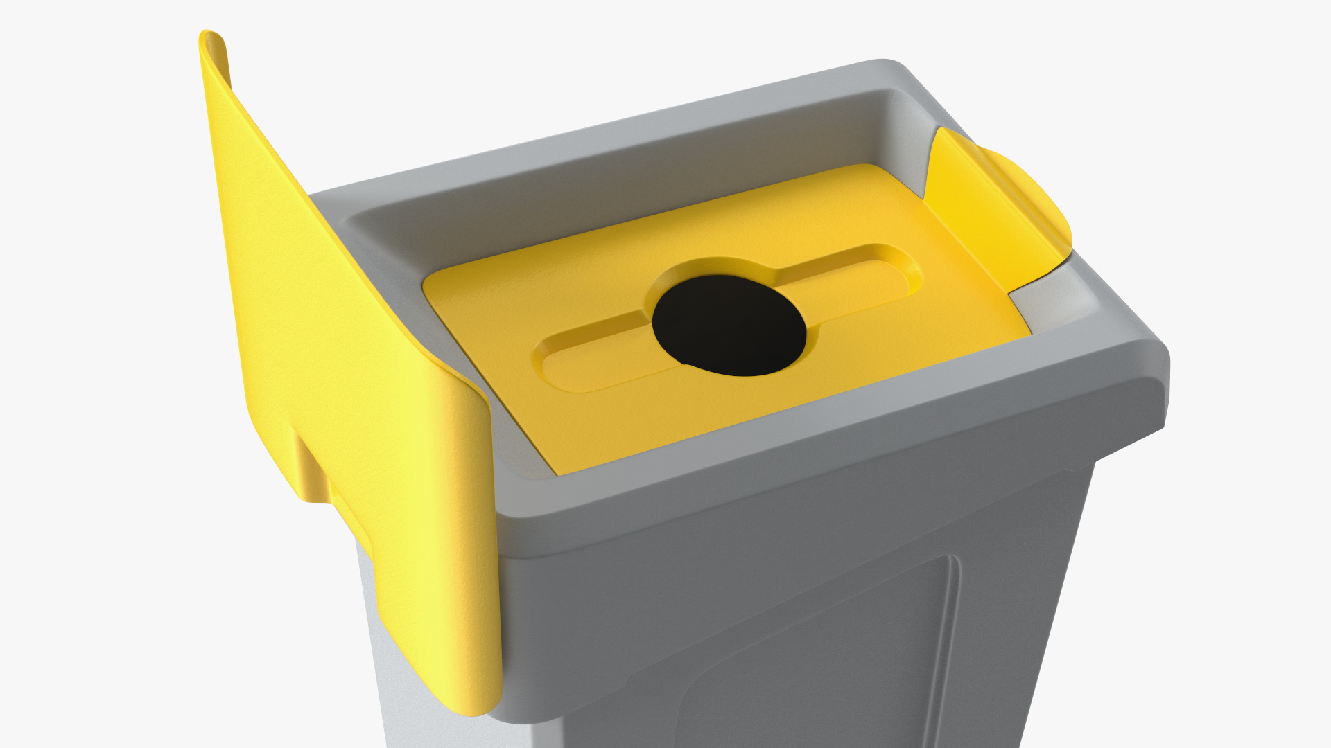 3D model Plastic Recycling Bin for Cans