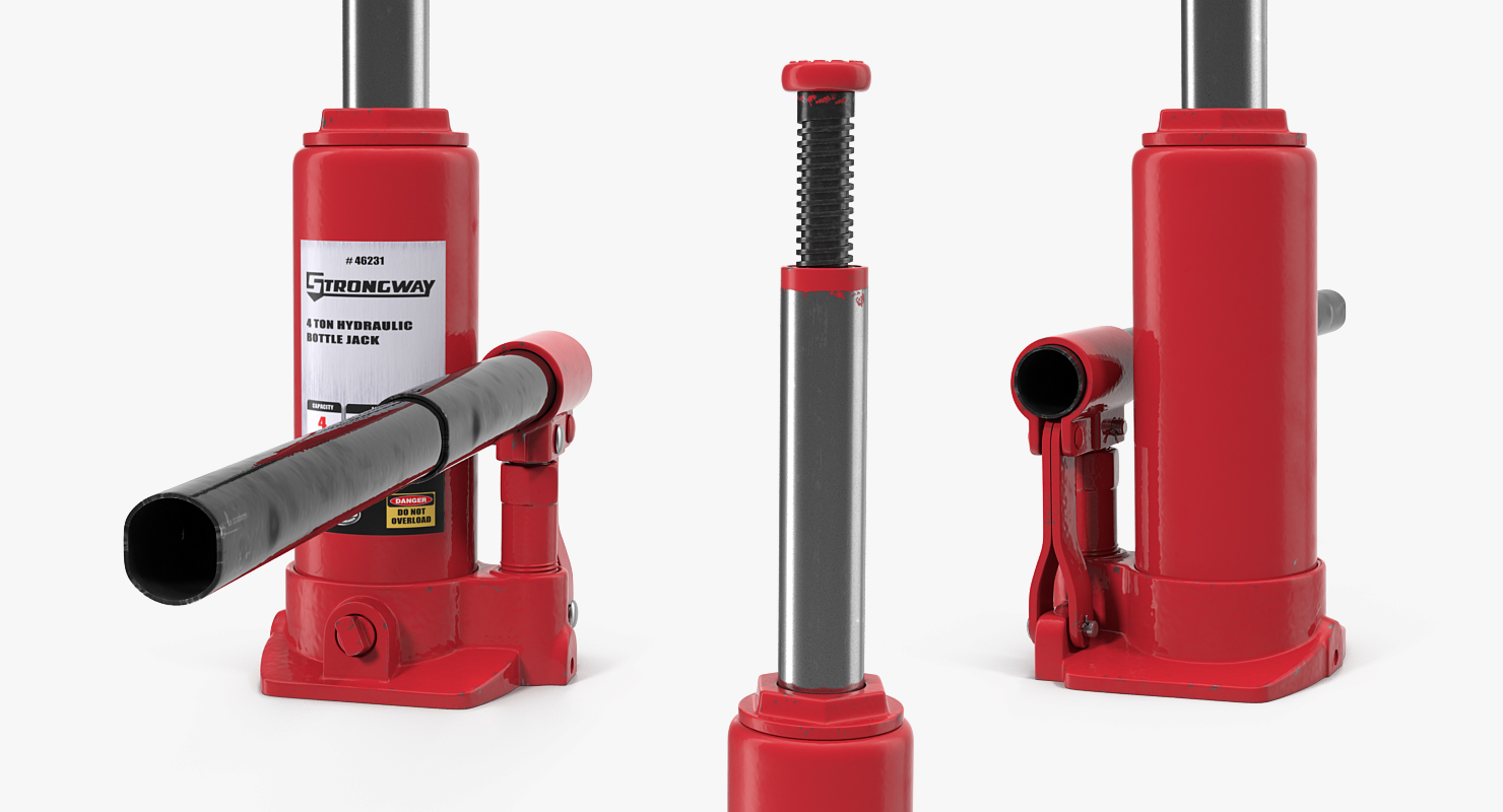 3D Hydraulic Bottle Jack