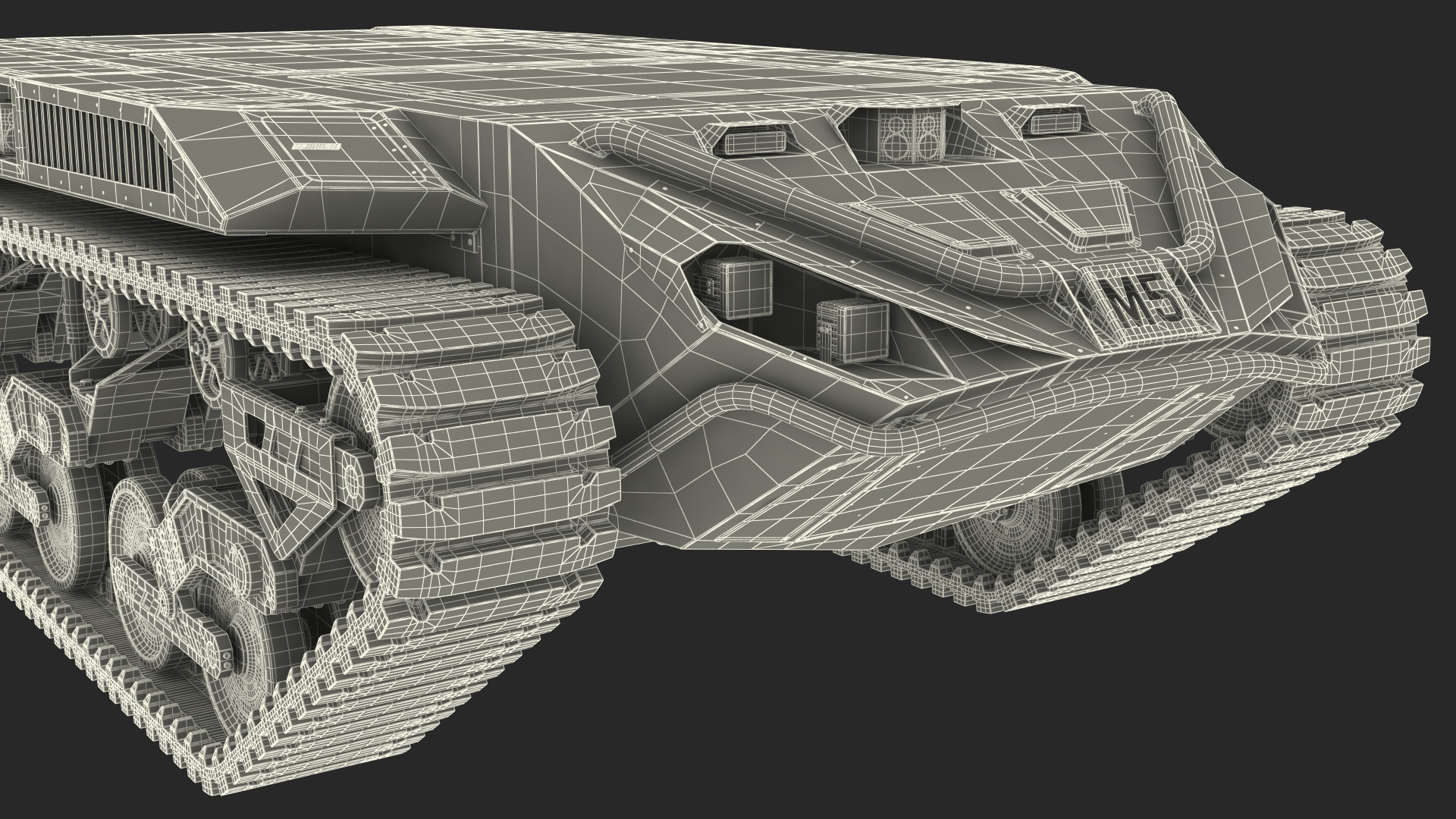 Ripsaw M5 Robotic Combat Vehicle 3D