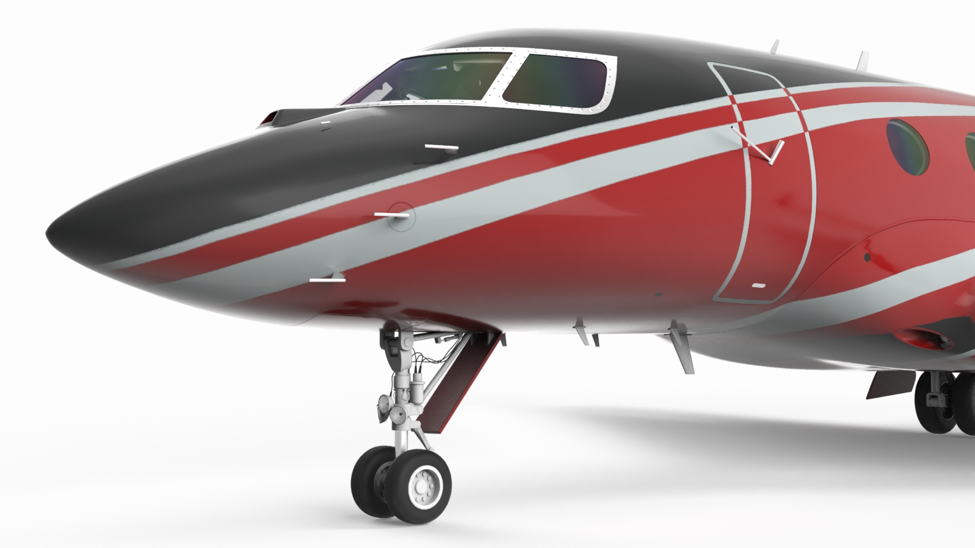 3D model Private Jet and Smart Follow Me Car