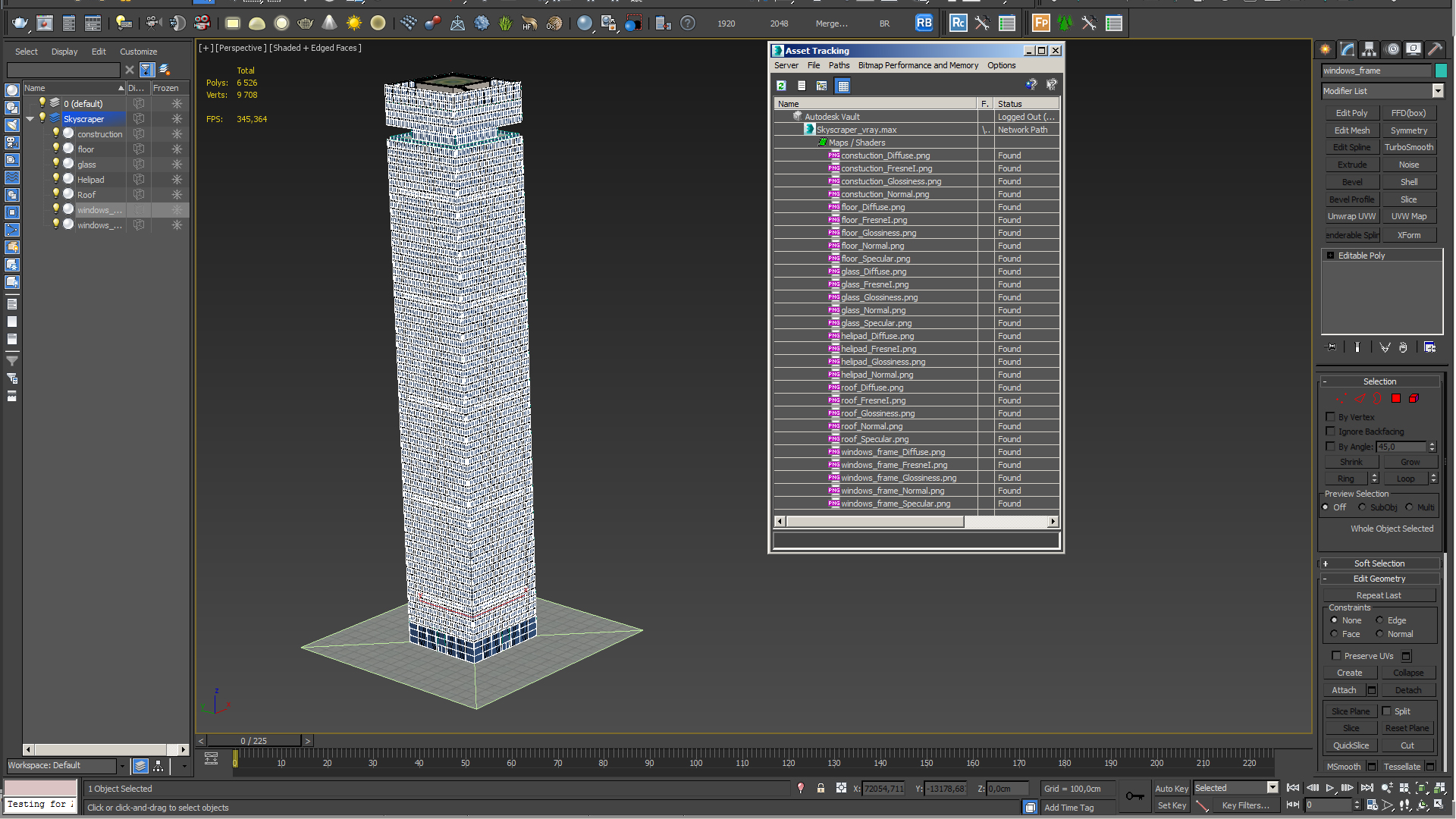 3D model Skyscraper