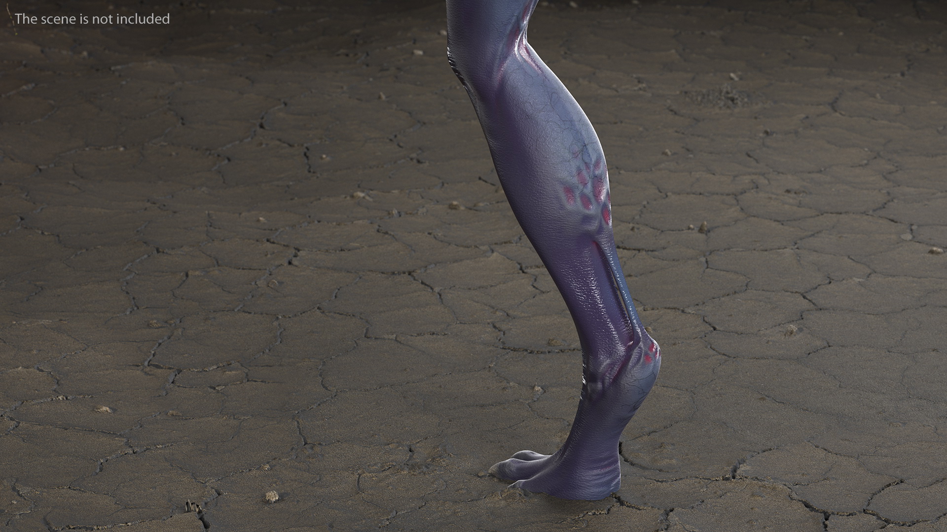 3D Scary Creature Leg model