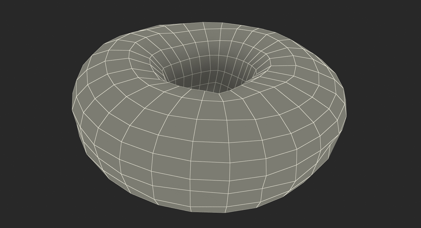 Donut 3D model