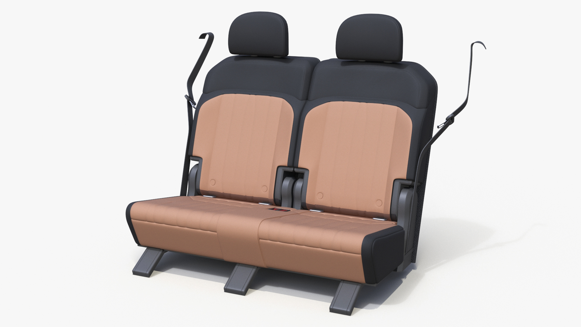 3D Vehicle Rear Seat Bench model