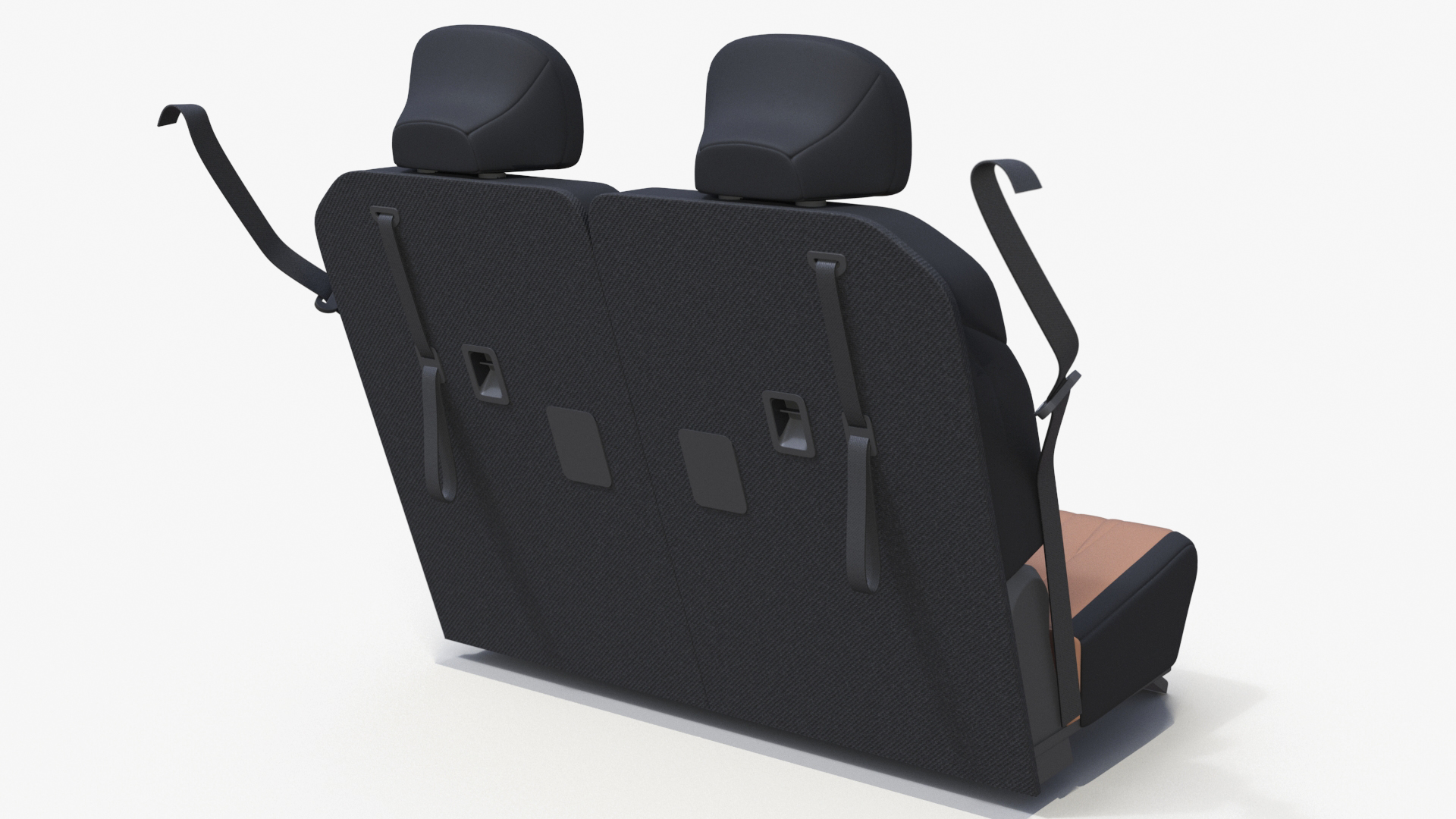 3D Vehicle Rear Seat Bench model